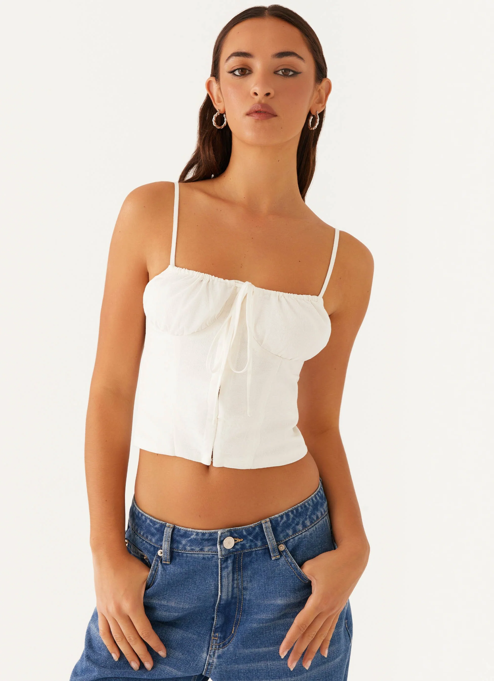 Everly Top - White - Image 6