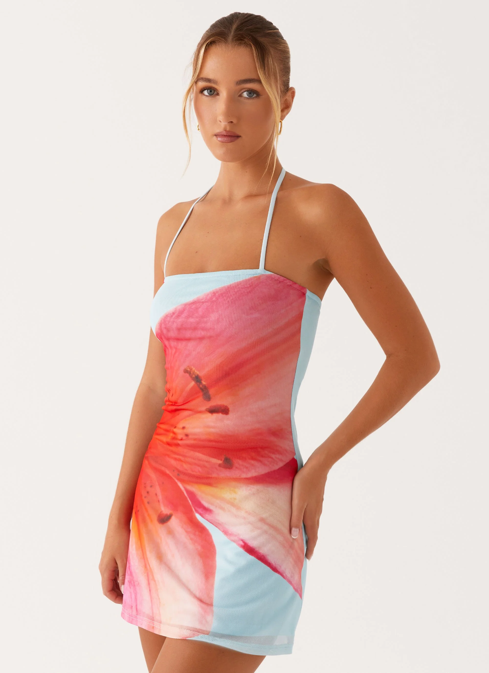 Every Time Mini Dress - Blue Floral - Image 6