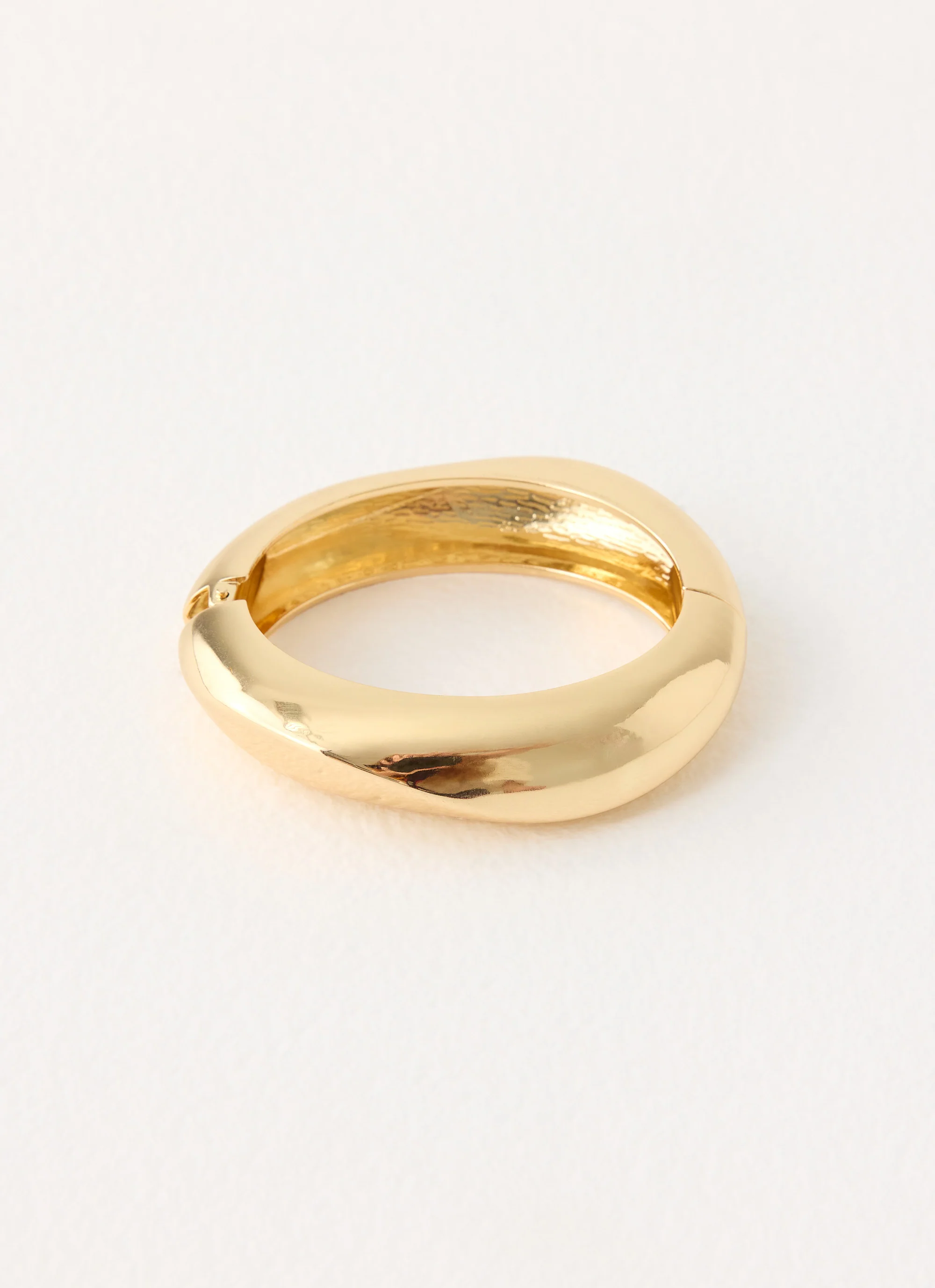 Faded Bloom Bangle - Gold