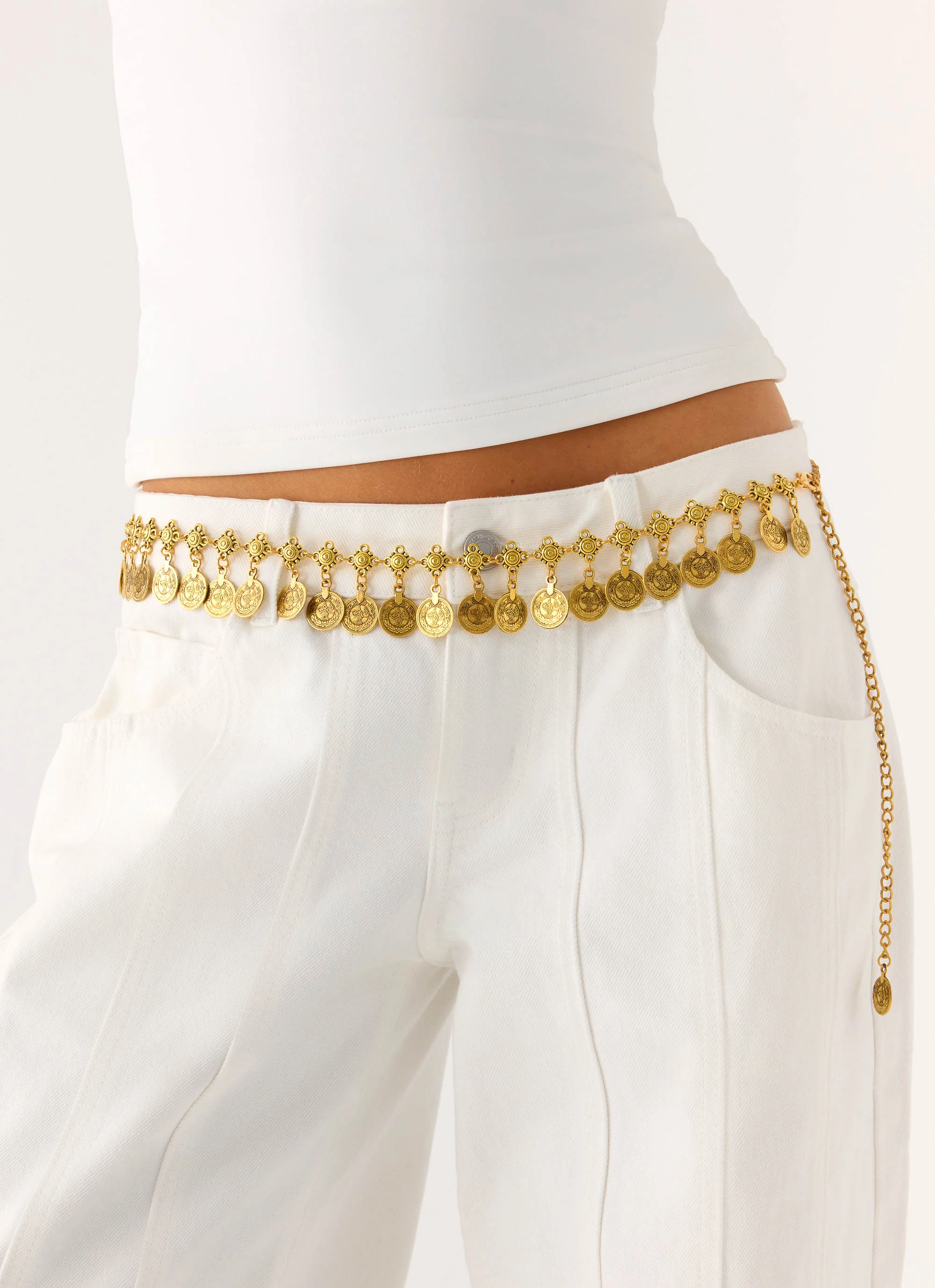 Feel Your Aura Belt - Gold