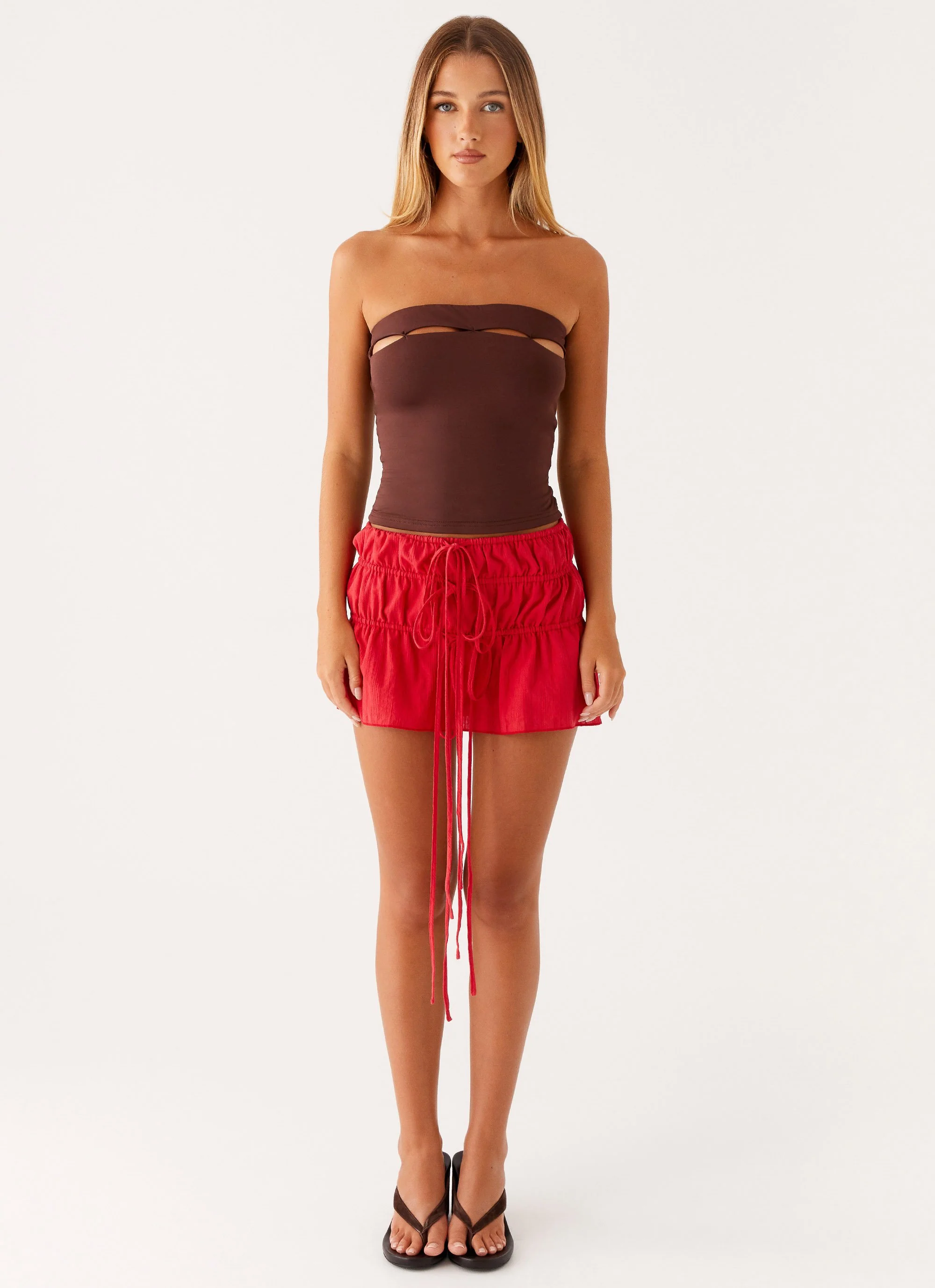 Fia Tube Top - Chocolate - Image 3