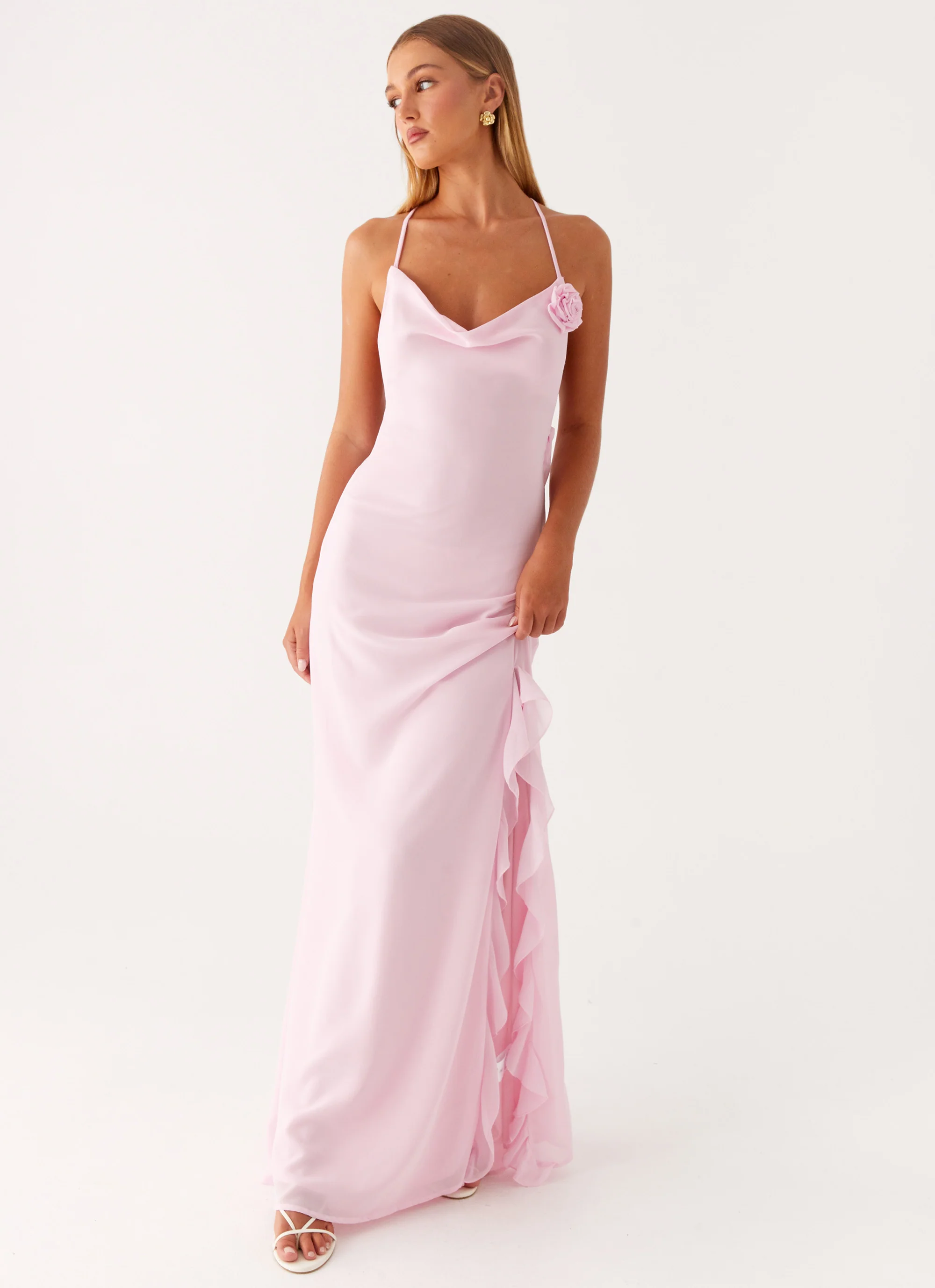 First Class Maxi Dress - Pink - Image 6