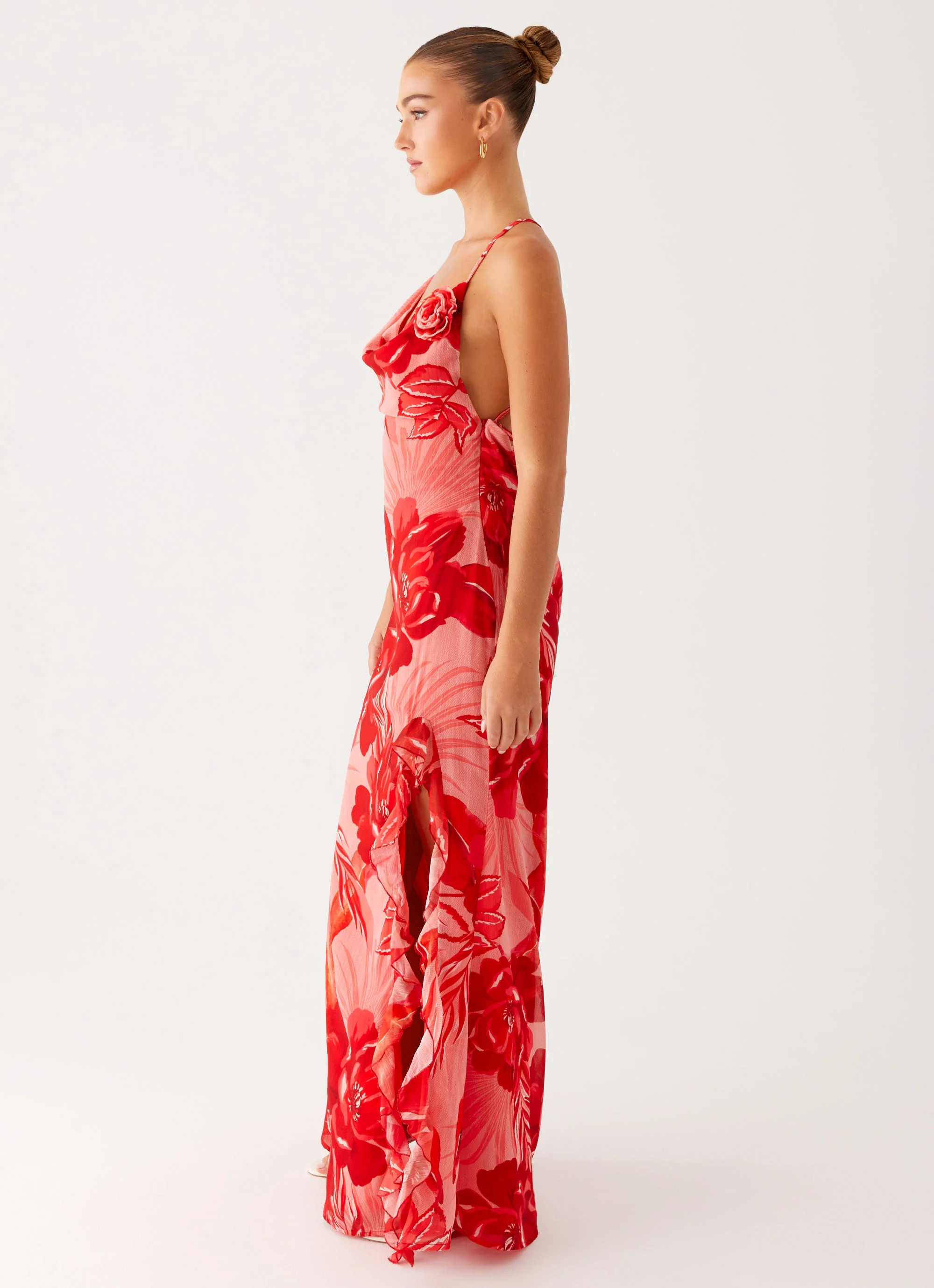 First Class Maxi Dress - Sicily Sunsets Print - Image 3