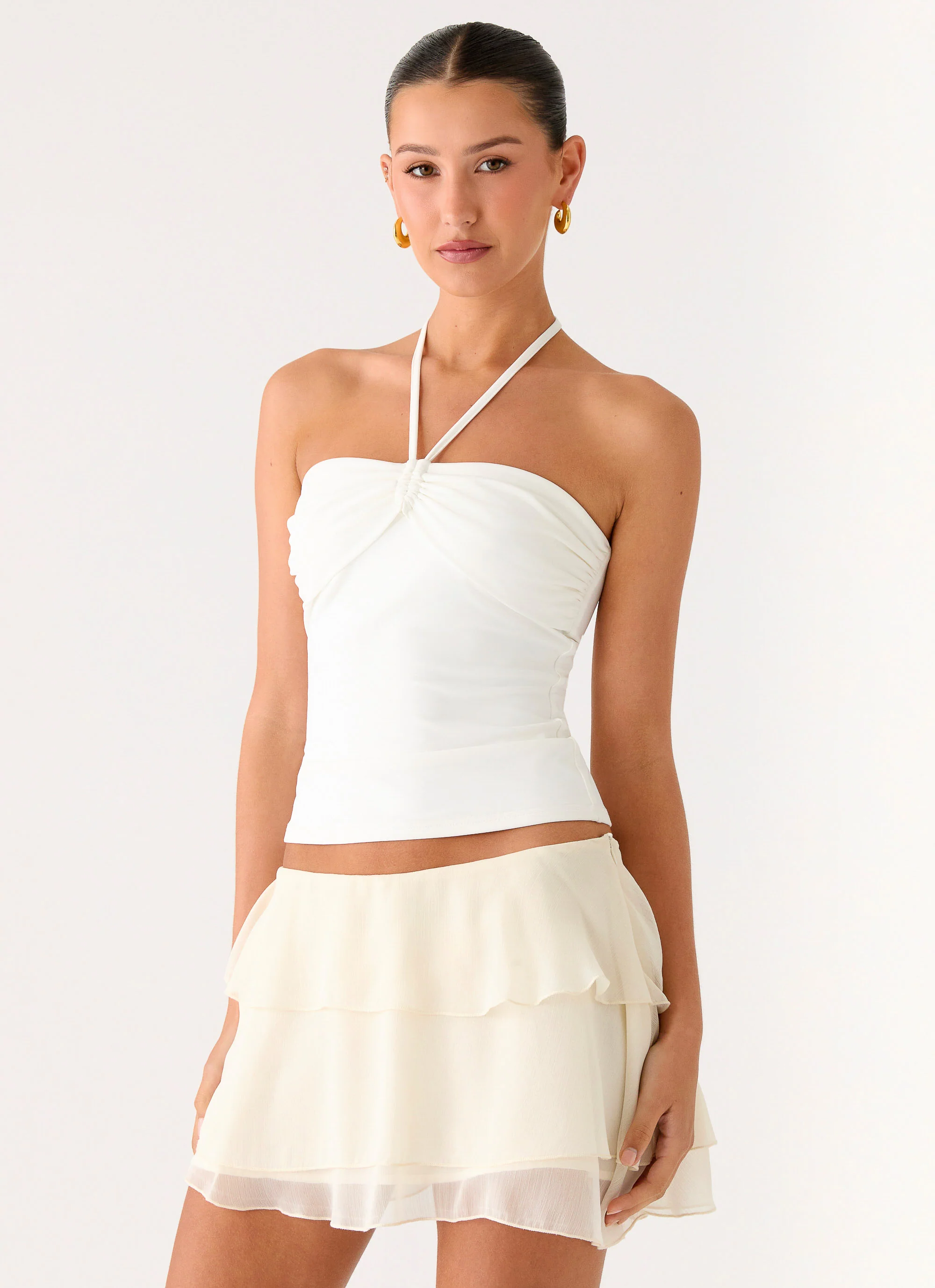 Forever Dreaming Ruffle Mini Skirt - Ivory - Image 6