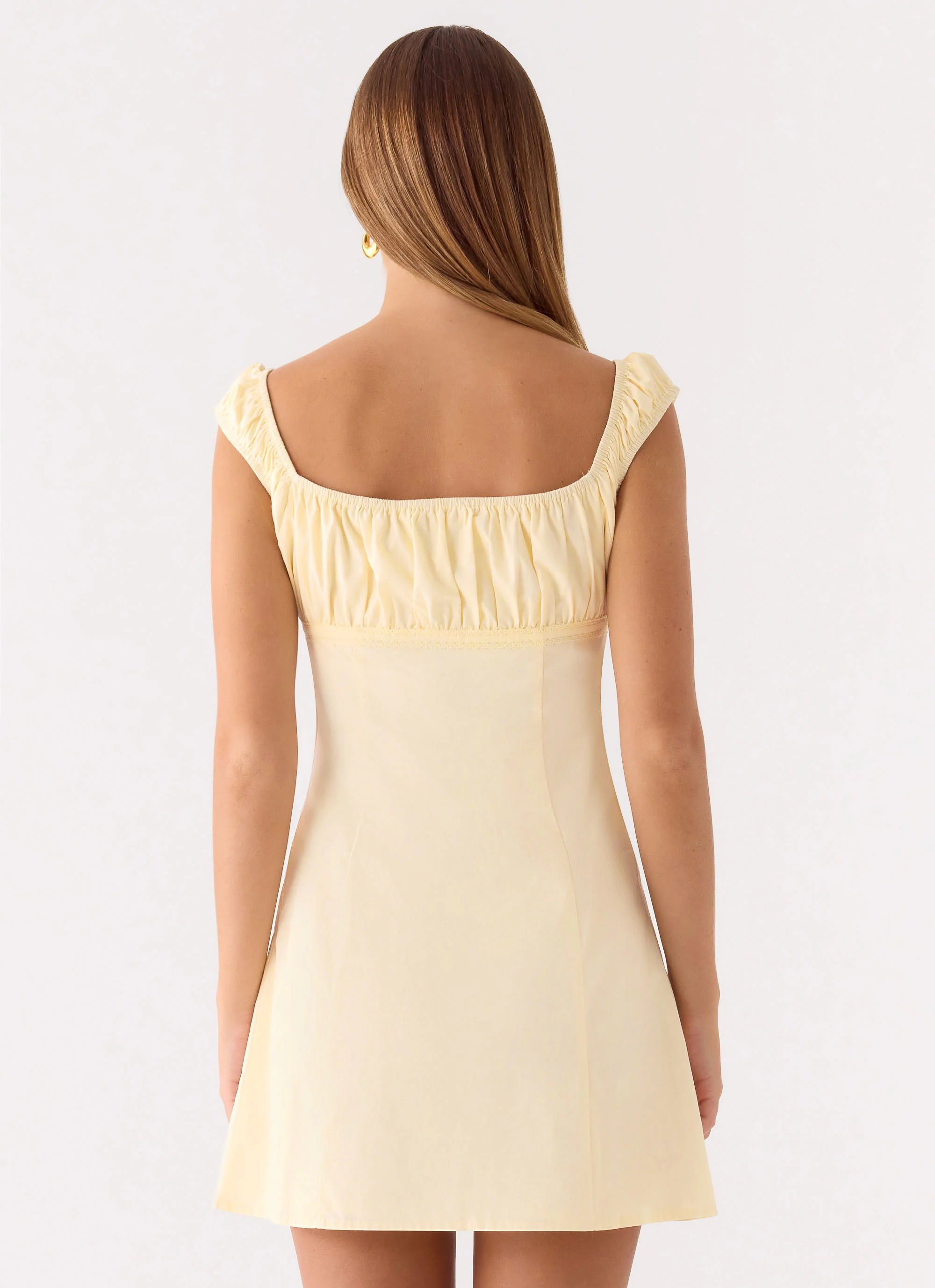 Fornarina Mini Dress - Lemon - Image 4