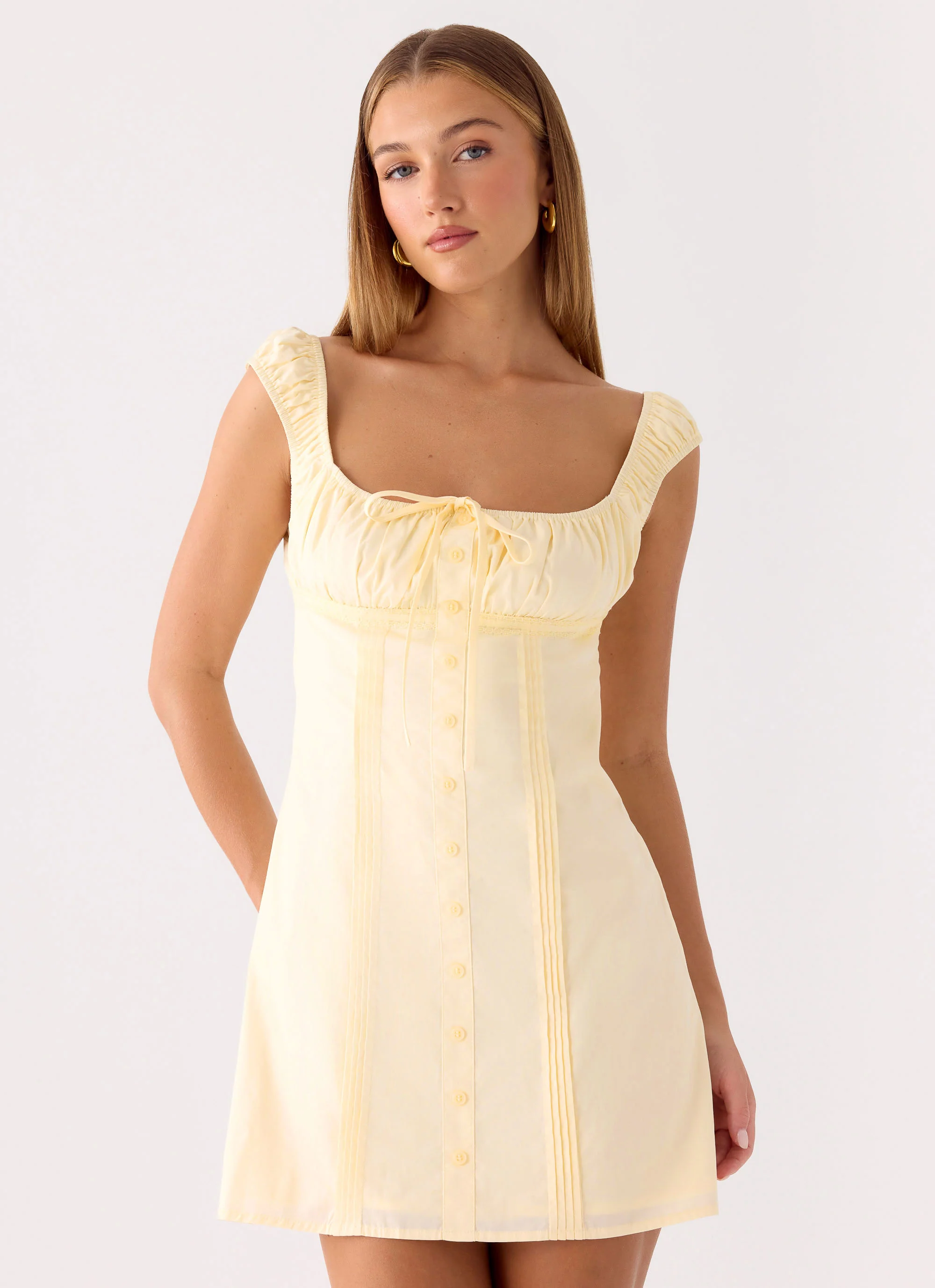 Fornarina Mini Dress - Lemon - Image 6