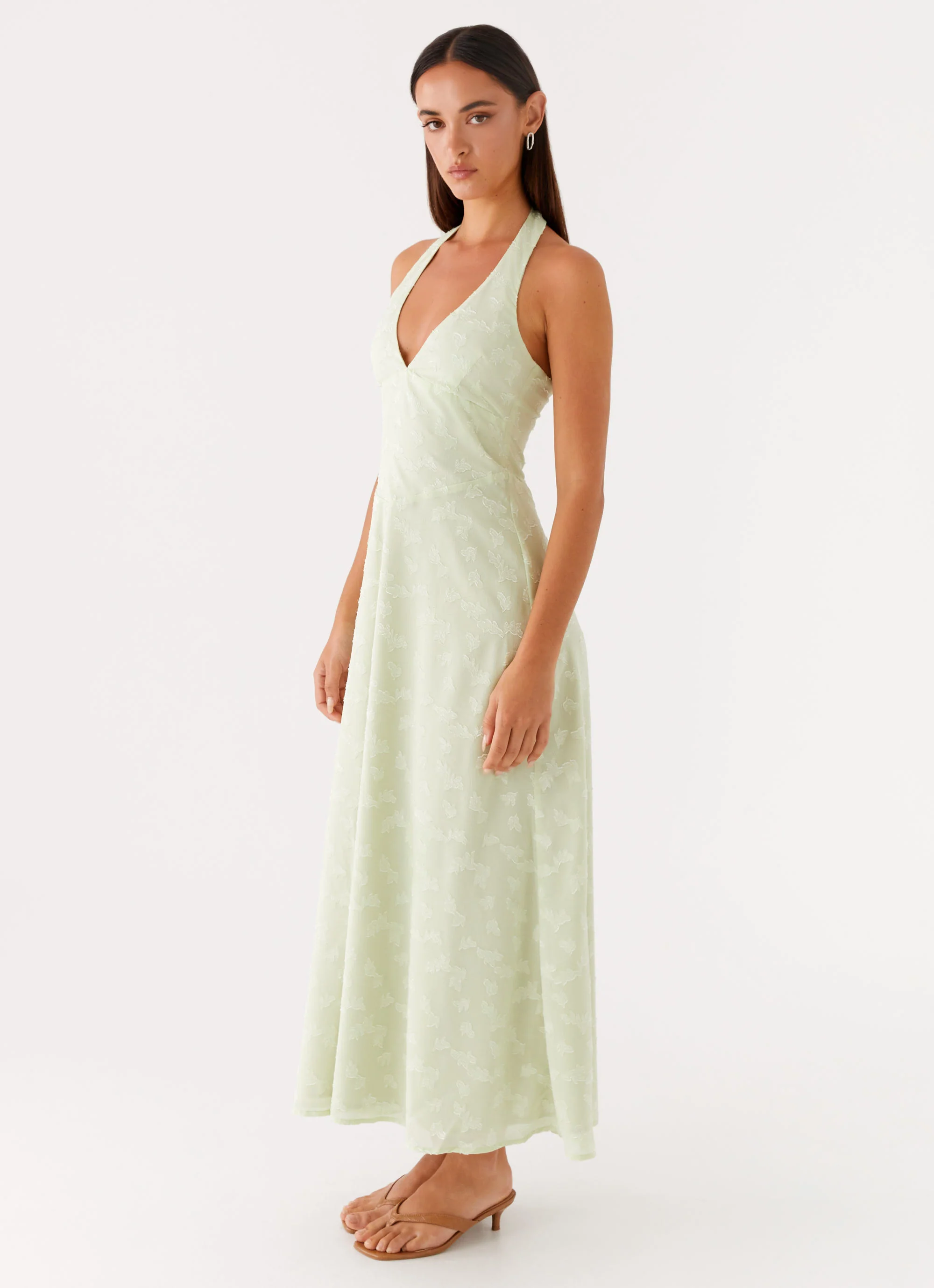 Francesca Midi Dress - Sage - Image 5