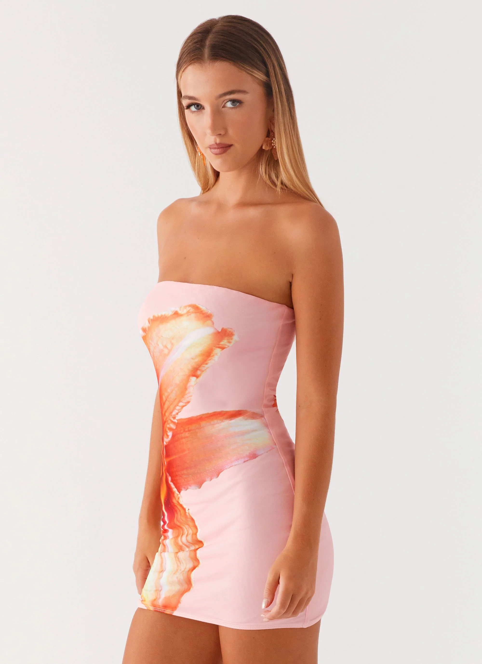 Full Bloom Mini Dress - Pink - Image 4