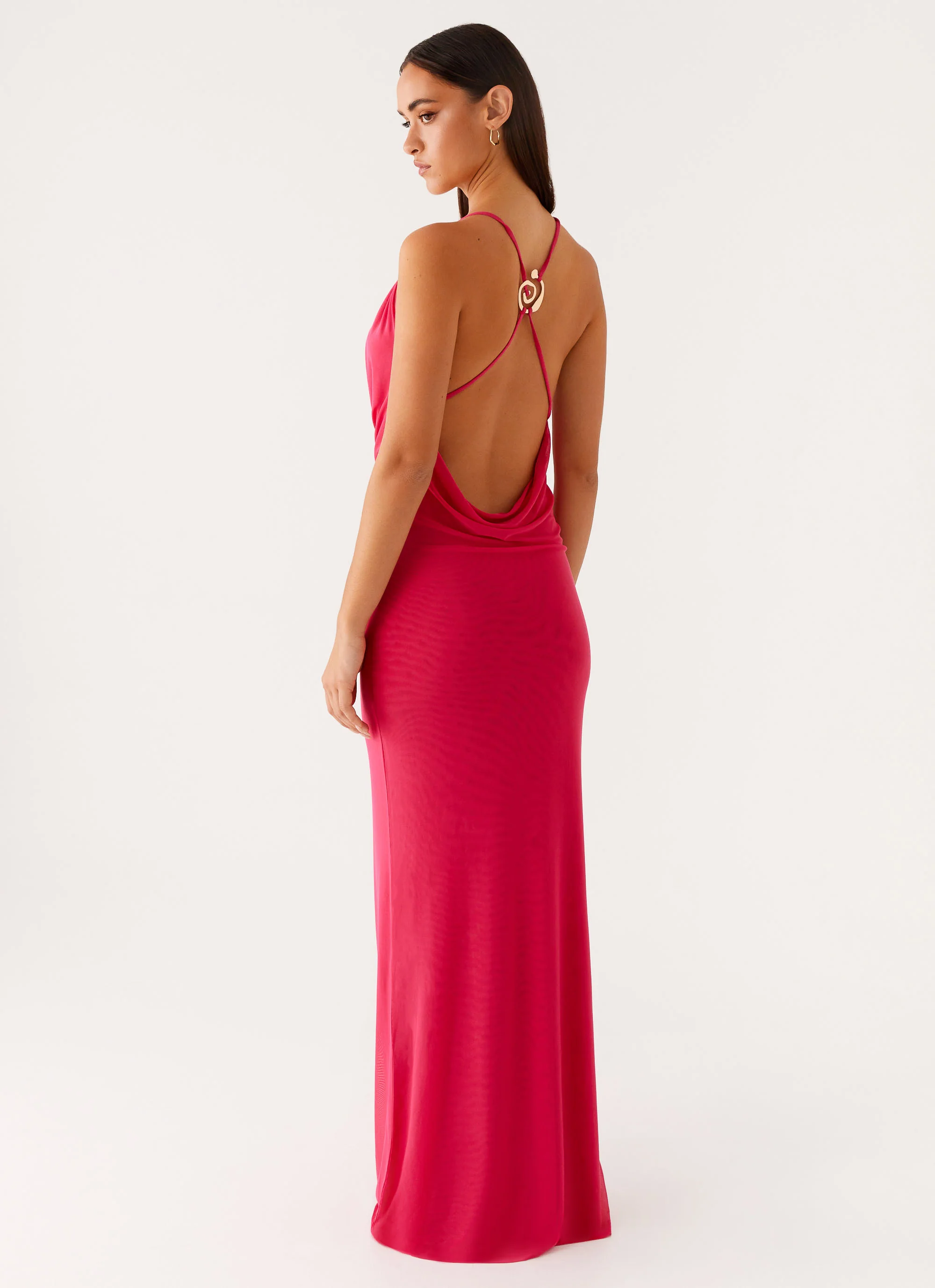 Game Player Maxi Dress - Hot Pink - Image 6