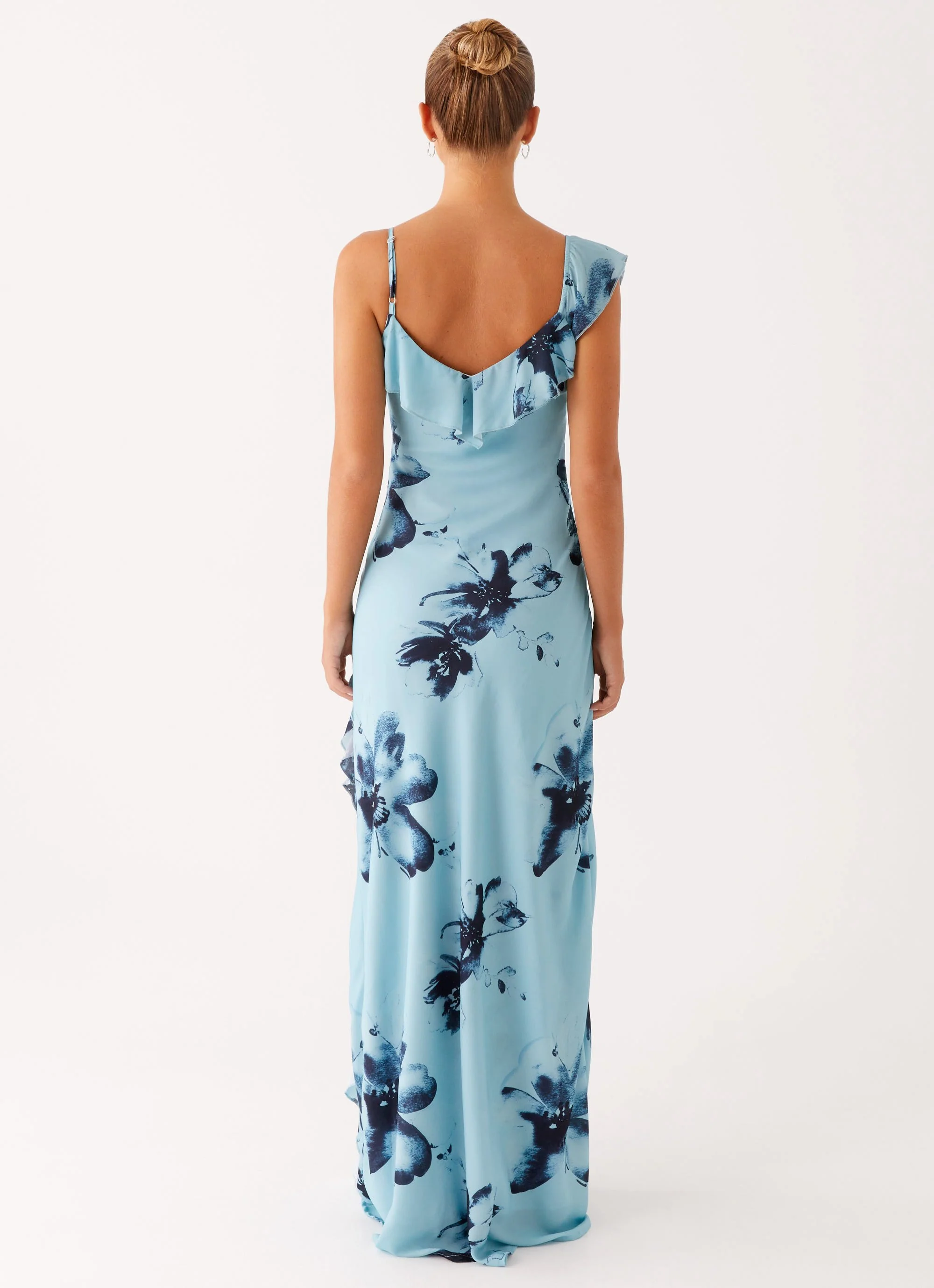 Goldsmith Maxi Dress - Blue Black Floral - Image 3