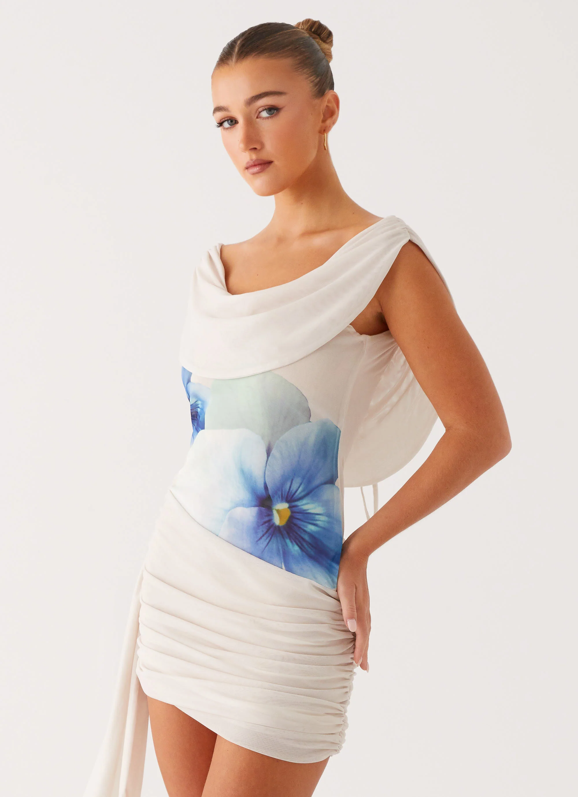 Good Fortune Mini Dress - Ivory - Image 4