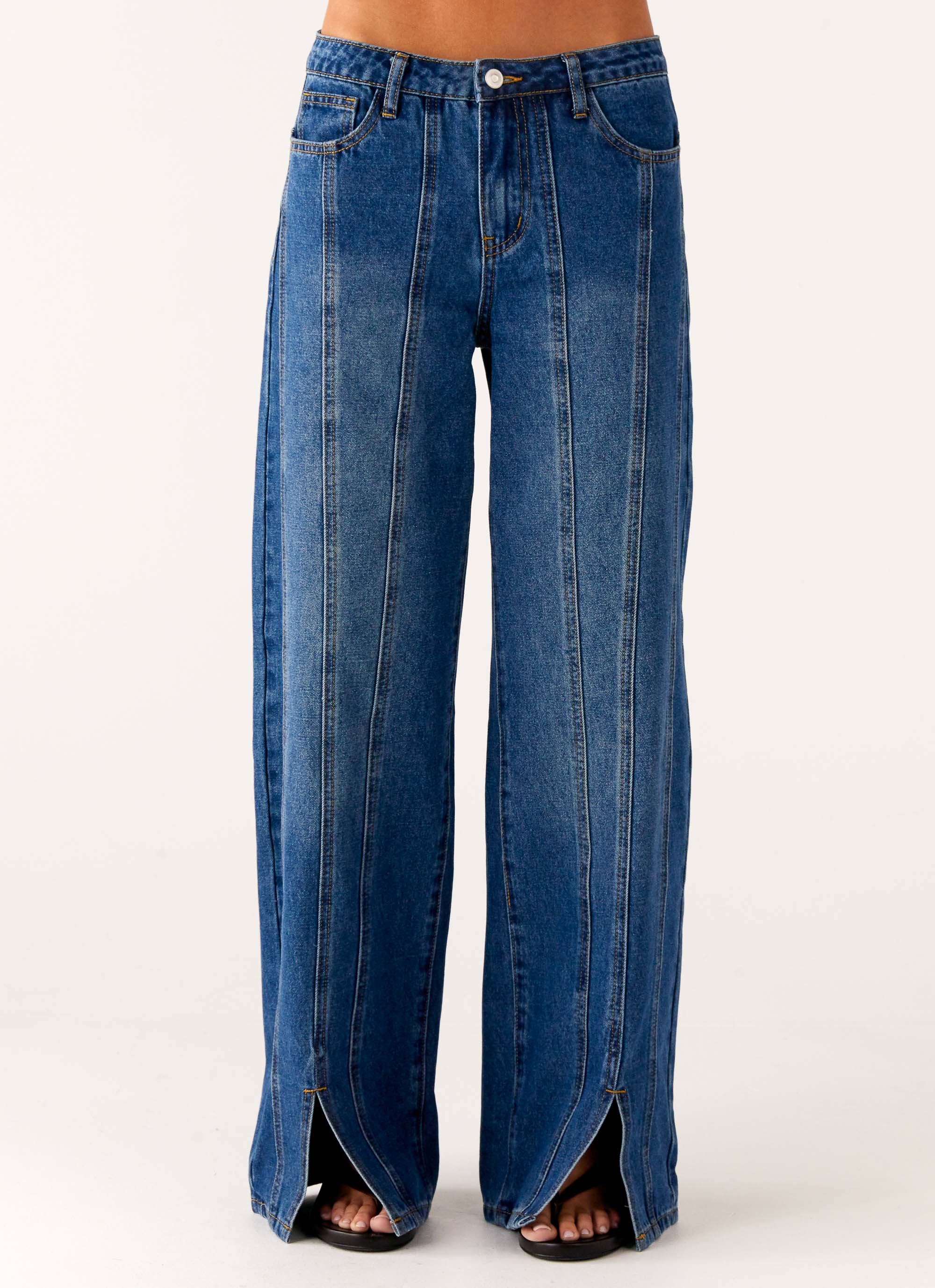 Grayson Straight Leg Jeans - Denim Blue - Image 3