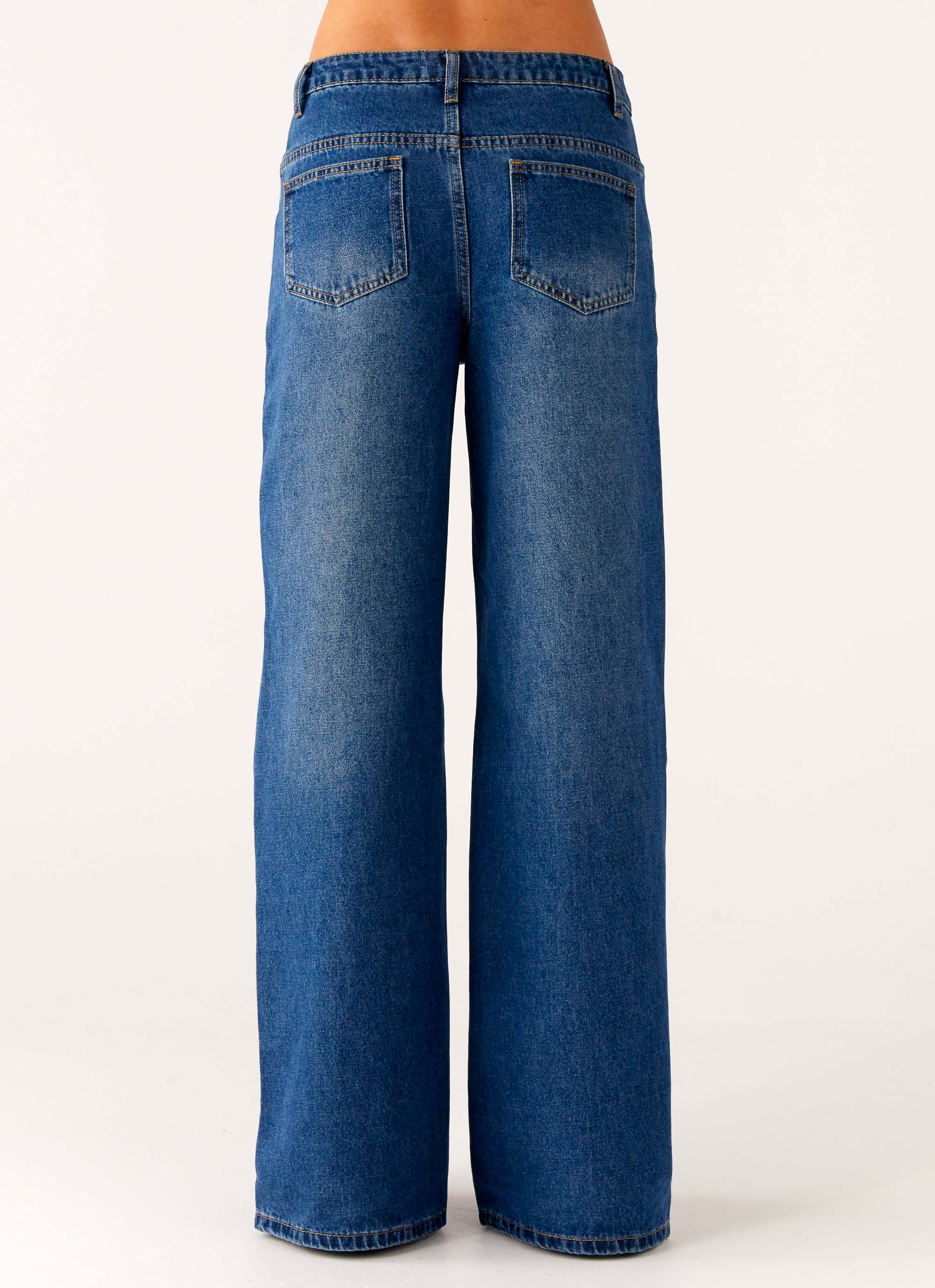Grayson Straight Leg Jeans - Denim Blue - Image 4