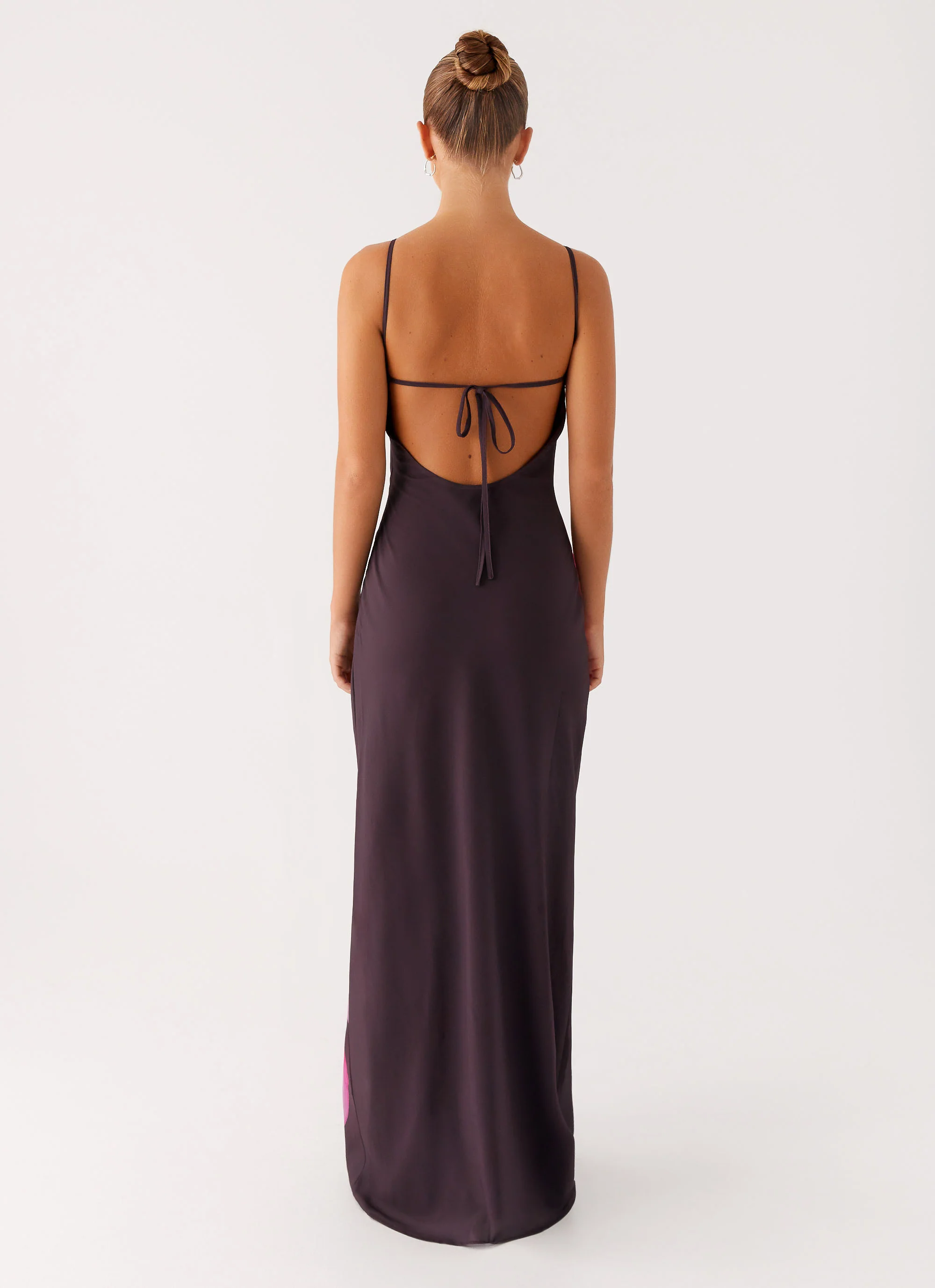 Griselda Maxi Dress - Dark Chocolate - Image 4
