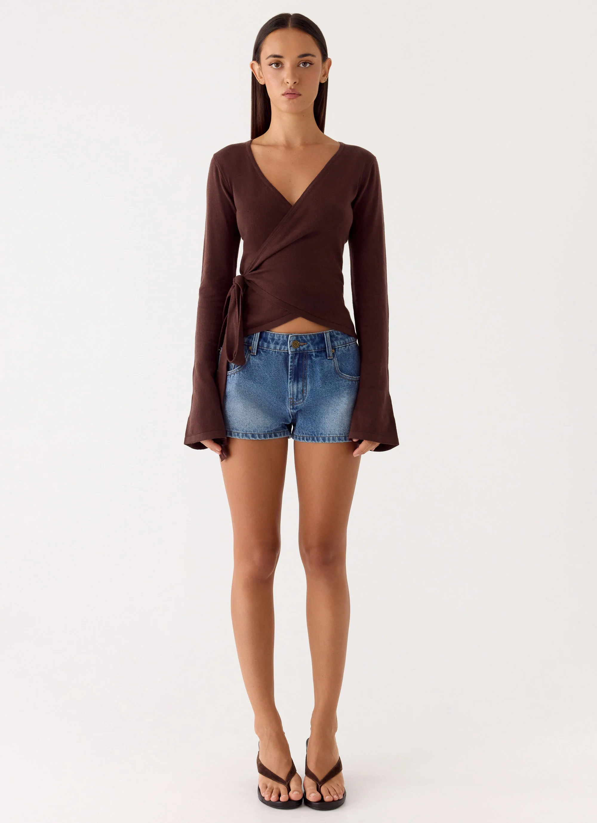 Halo Knit Top - Chocolate - Image 4