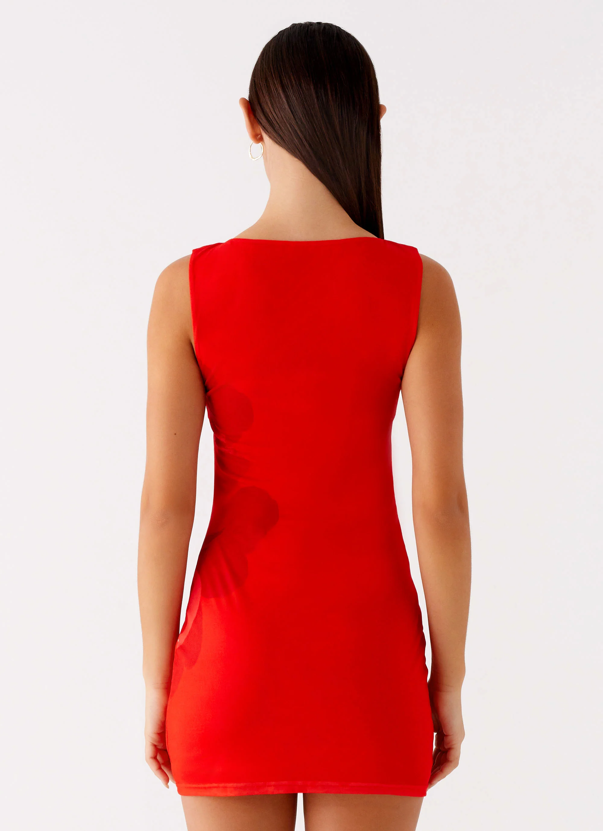 Happy Hour Mini Dress - Red - Image 4
