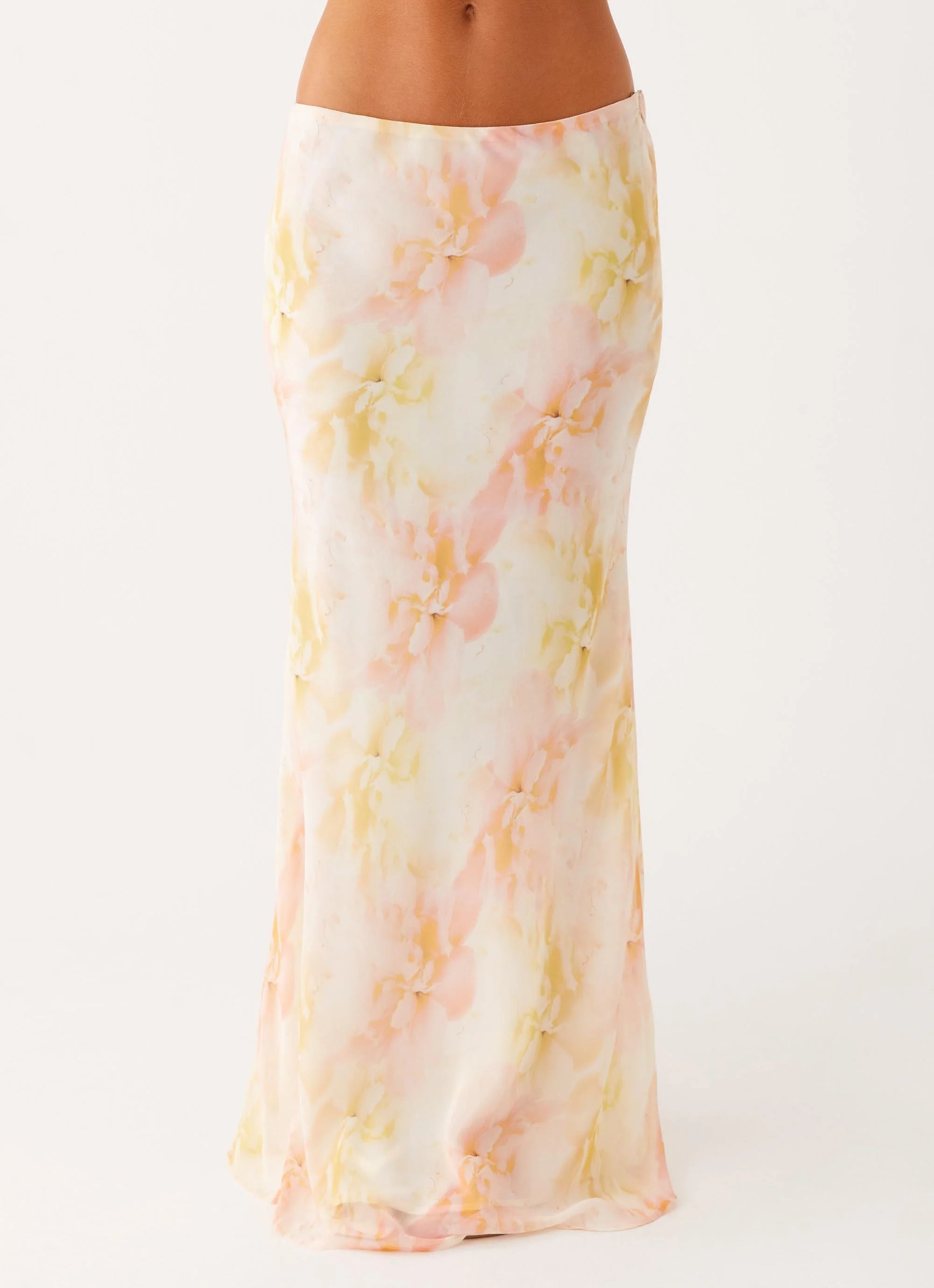 Harlow Chiffon Maxi Skirt - Floral Print - Image 4