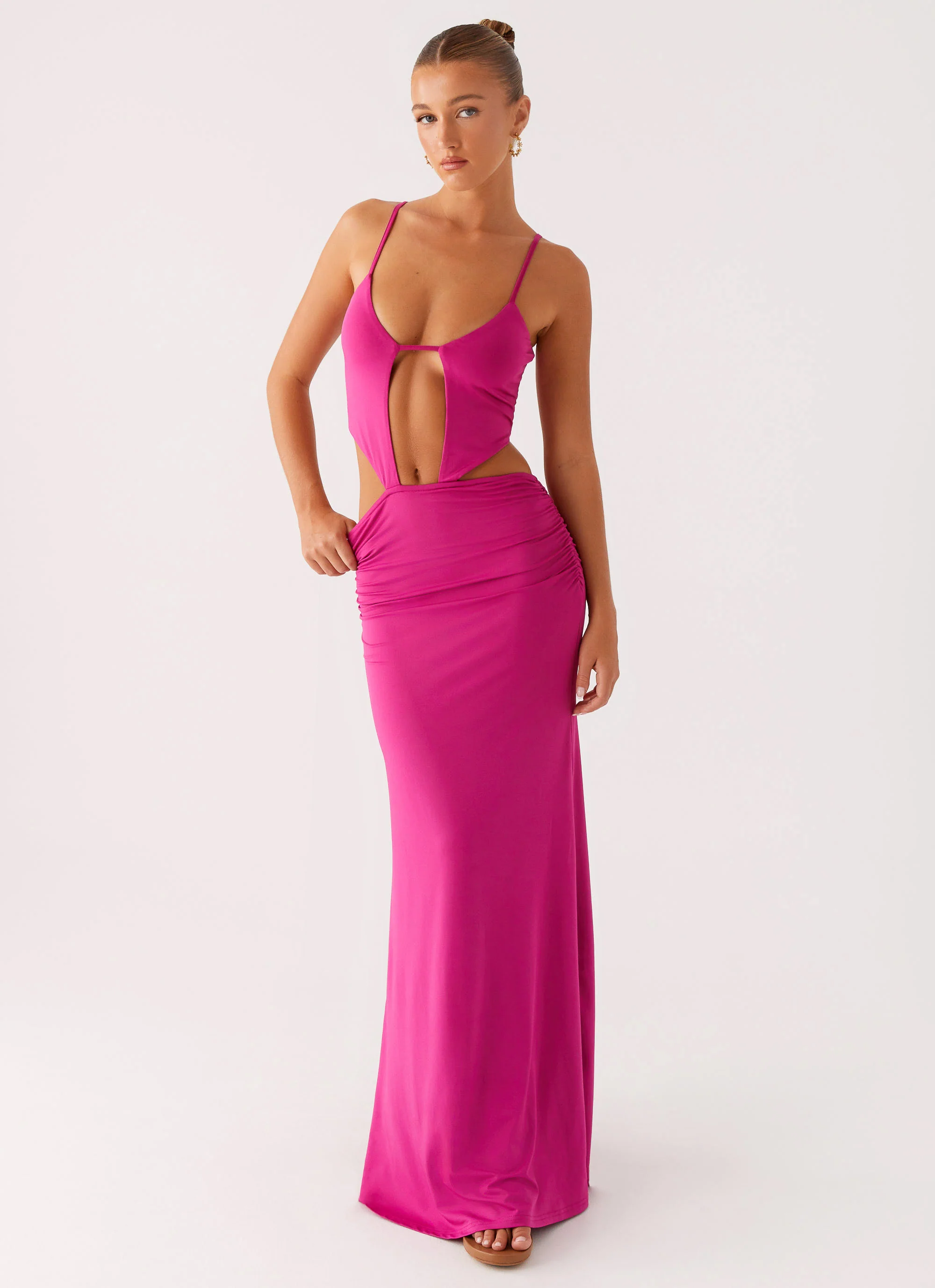 Headliner Maxi Dress - Fuchsia - Image 6