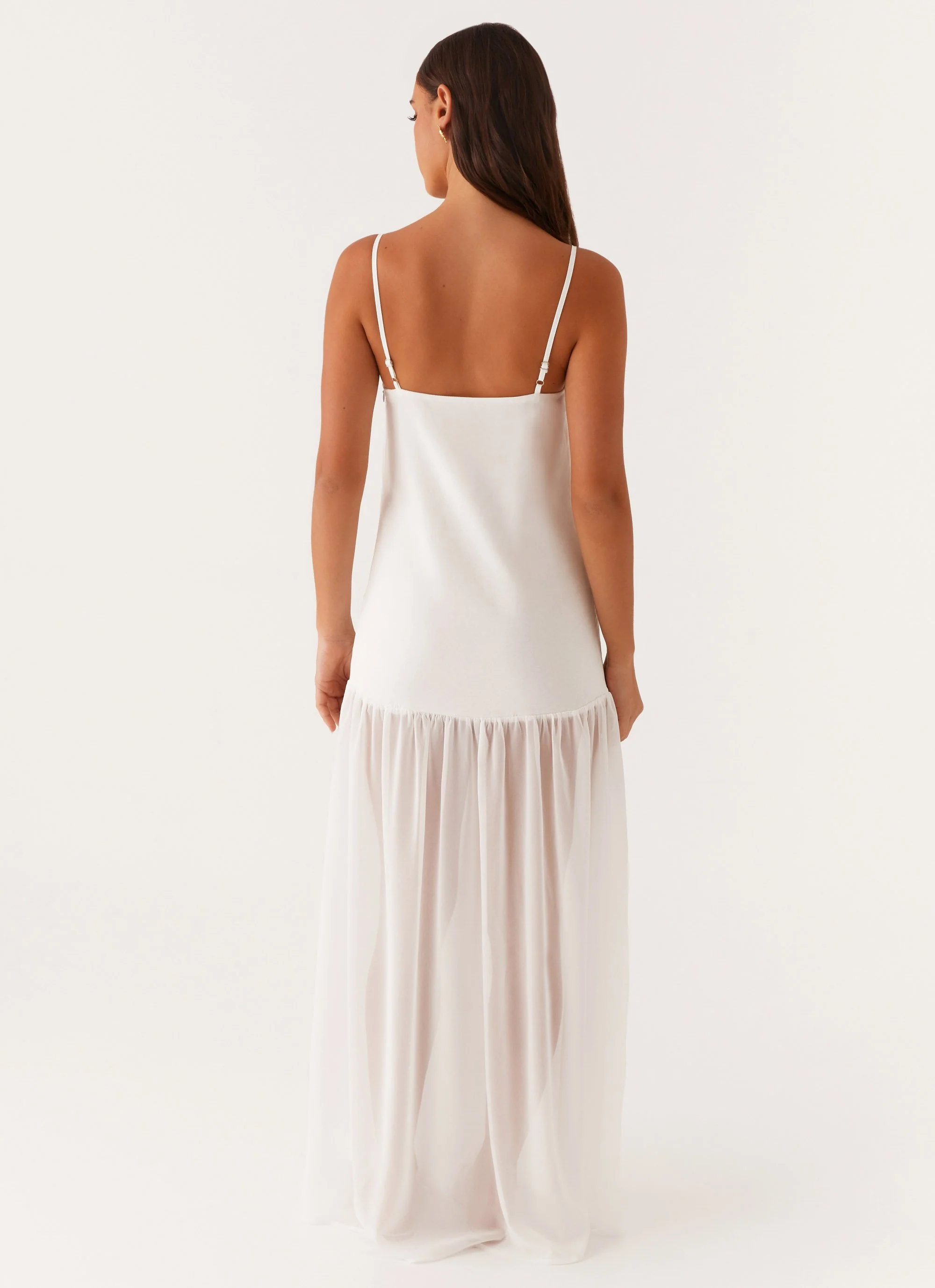 Heavenly Linen Maxi Dress - White - Image 5