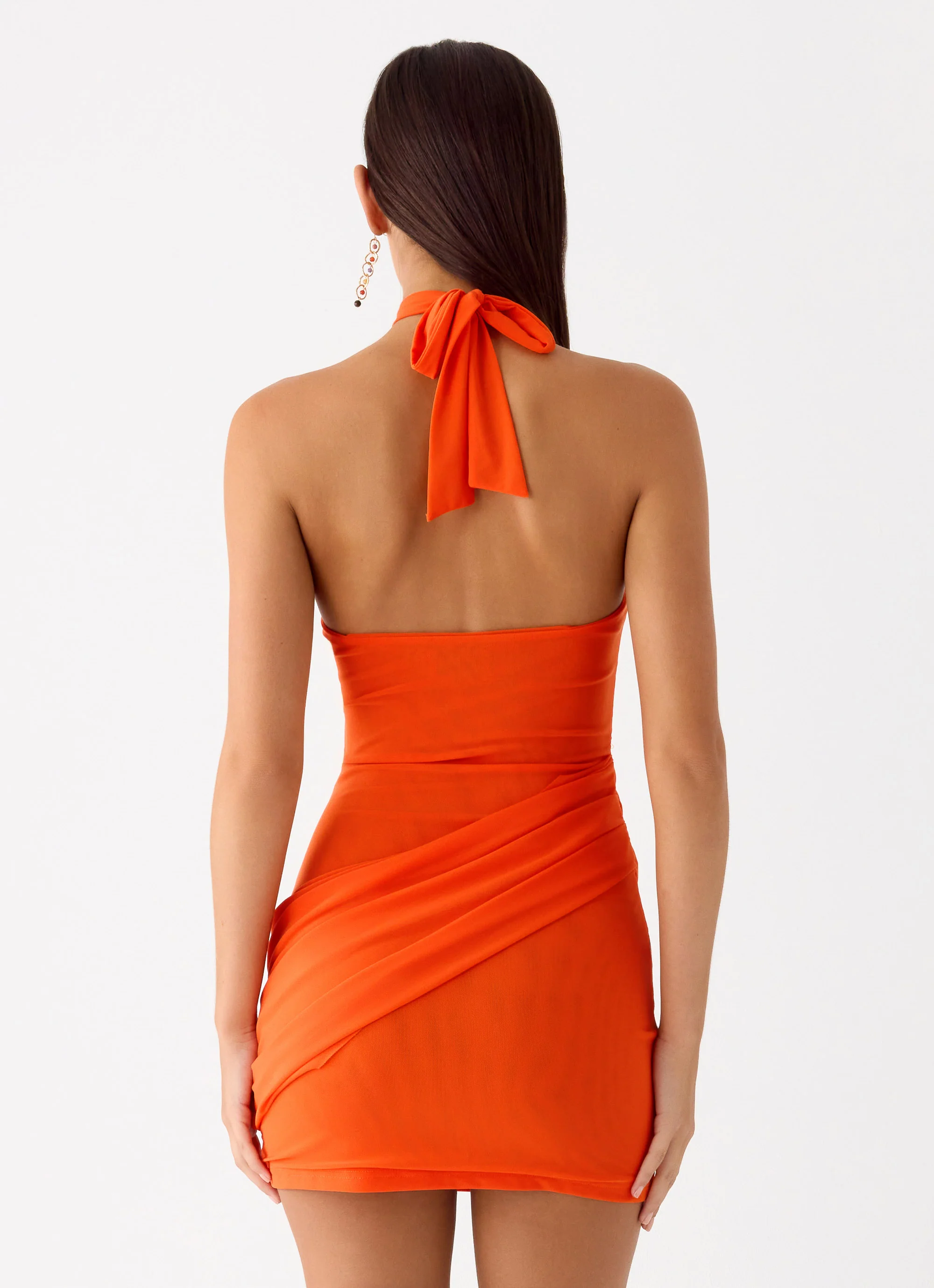 Henrietta Mini Dress - Orange - Image 3