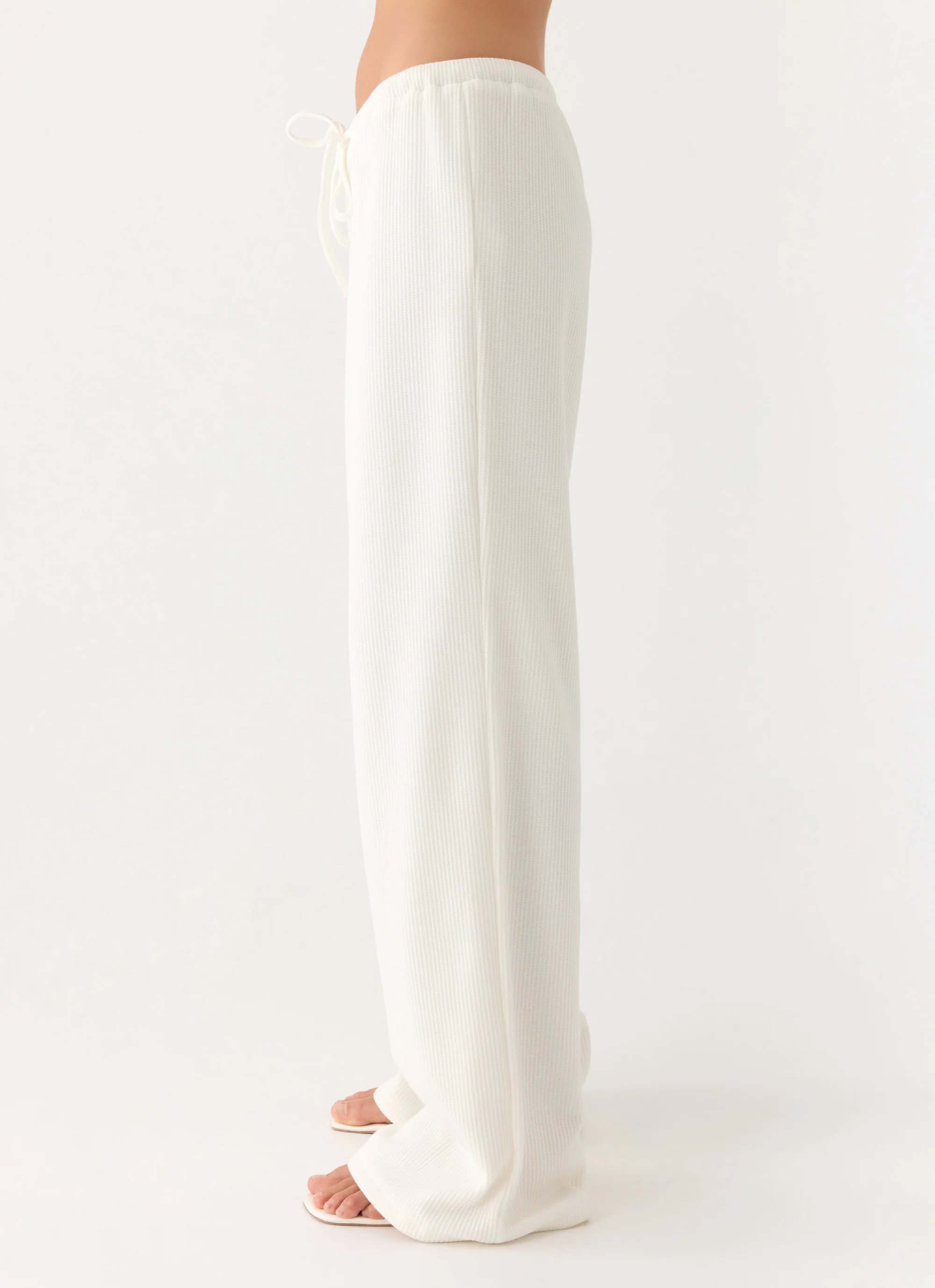 Henry Low Rise Pant - Ivory - Image 2