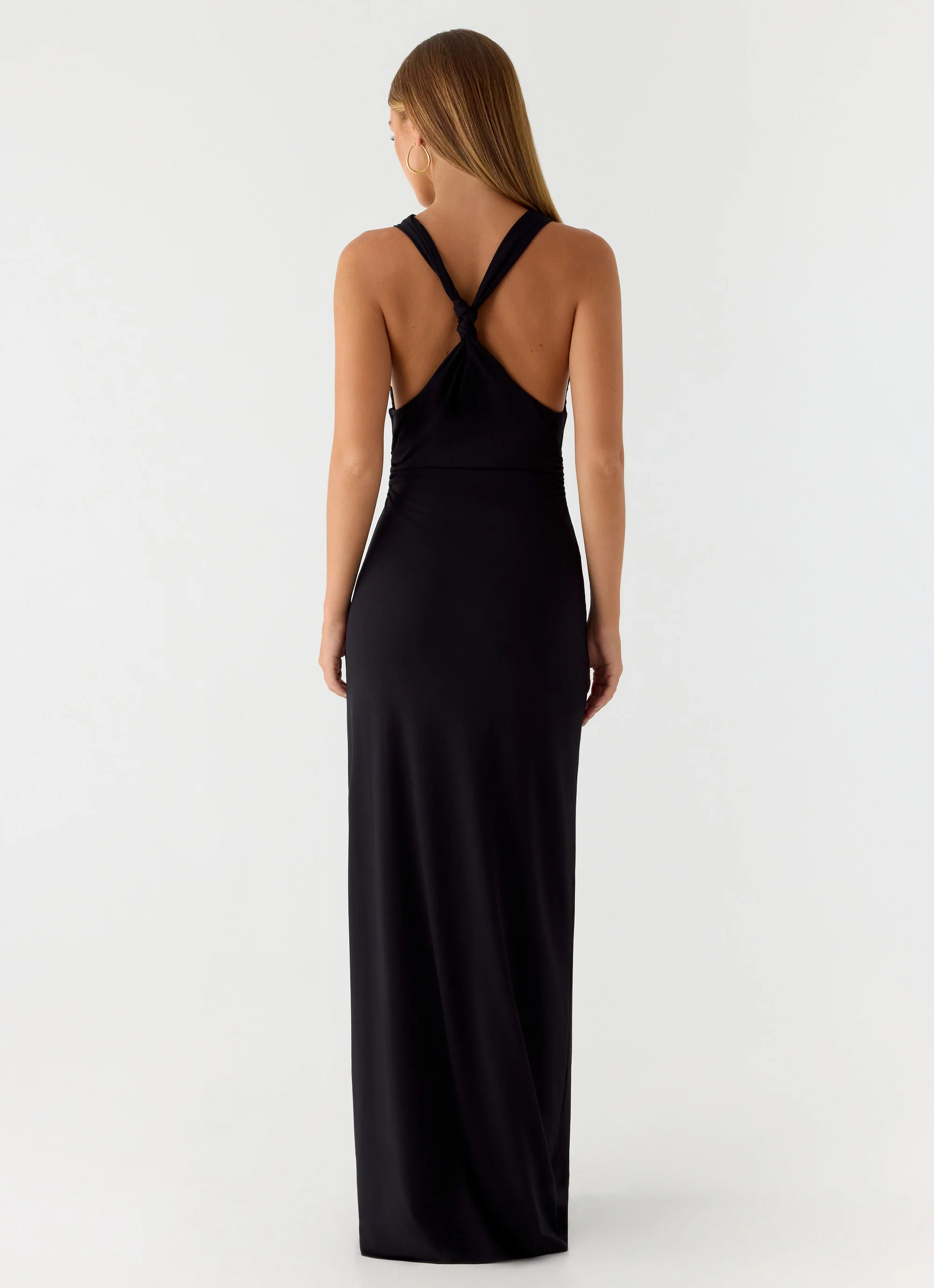 Hidden Agenda Maxi Dress - Black - Image 4