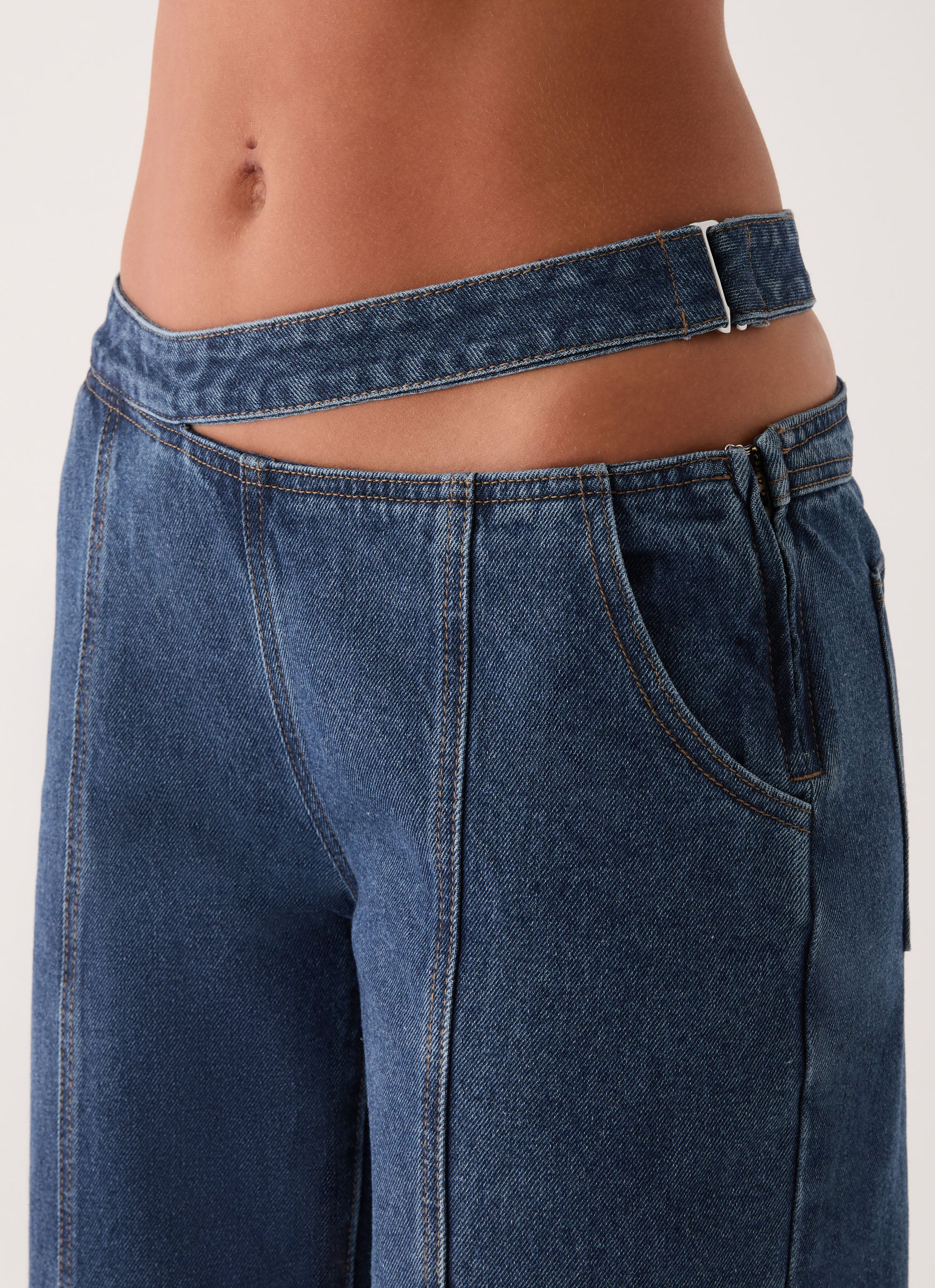 Hugh Denim Jeans - Dark Indigo - Image 3