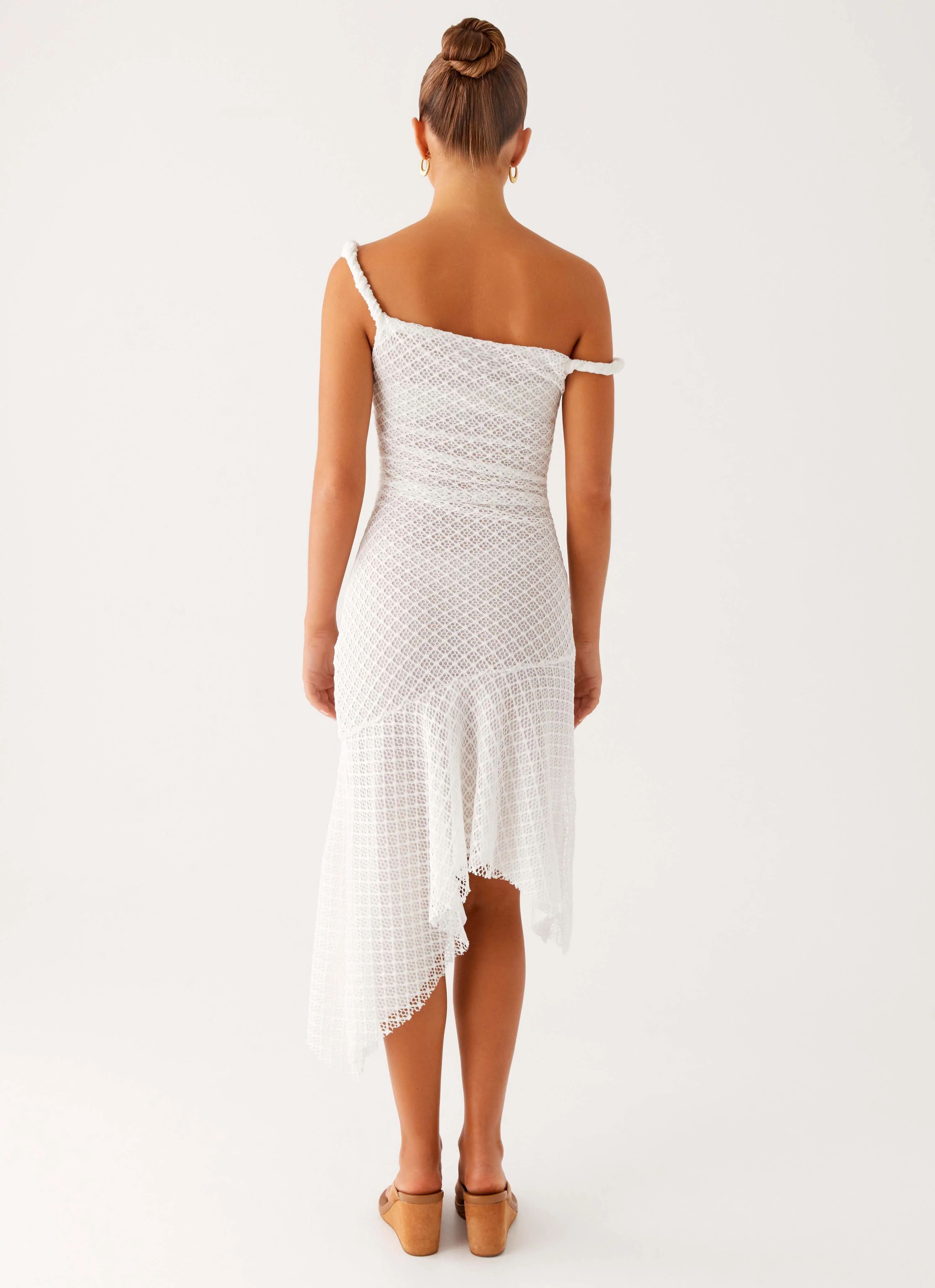 Huntah Midi Dress - Ivory - Image 4
