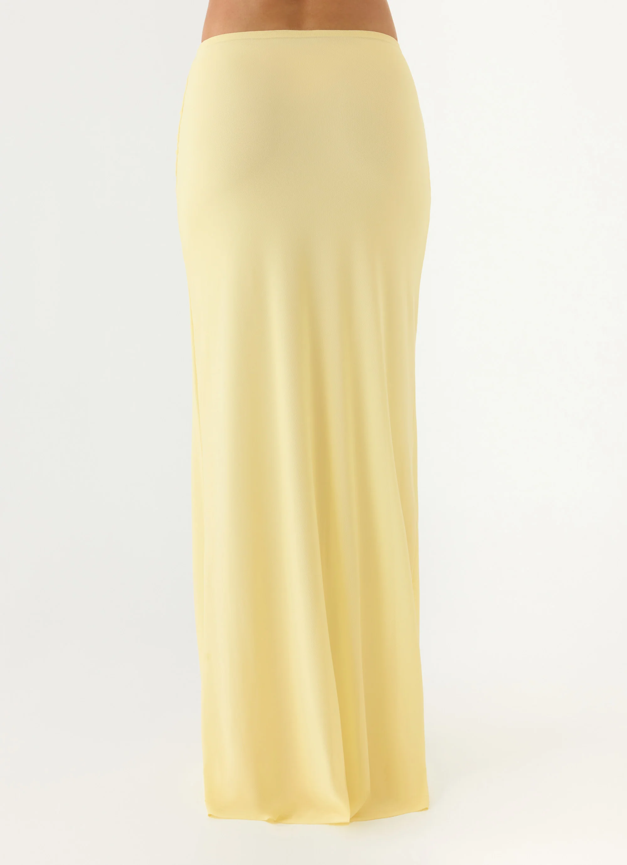 In Destiny Wrap Maxi Skirt - Yellow - Image 3