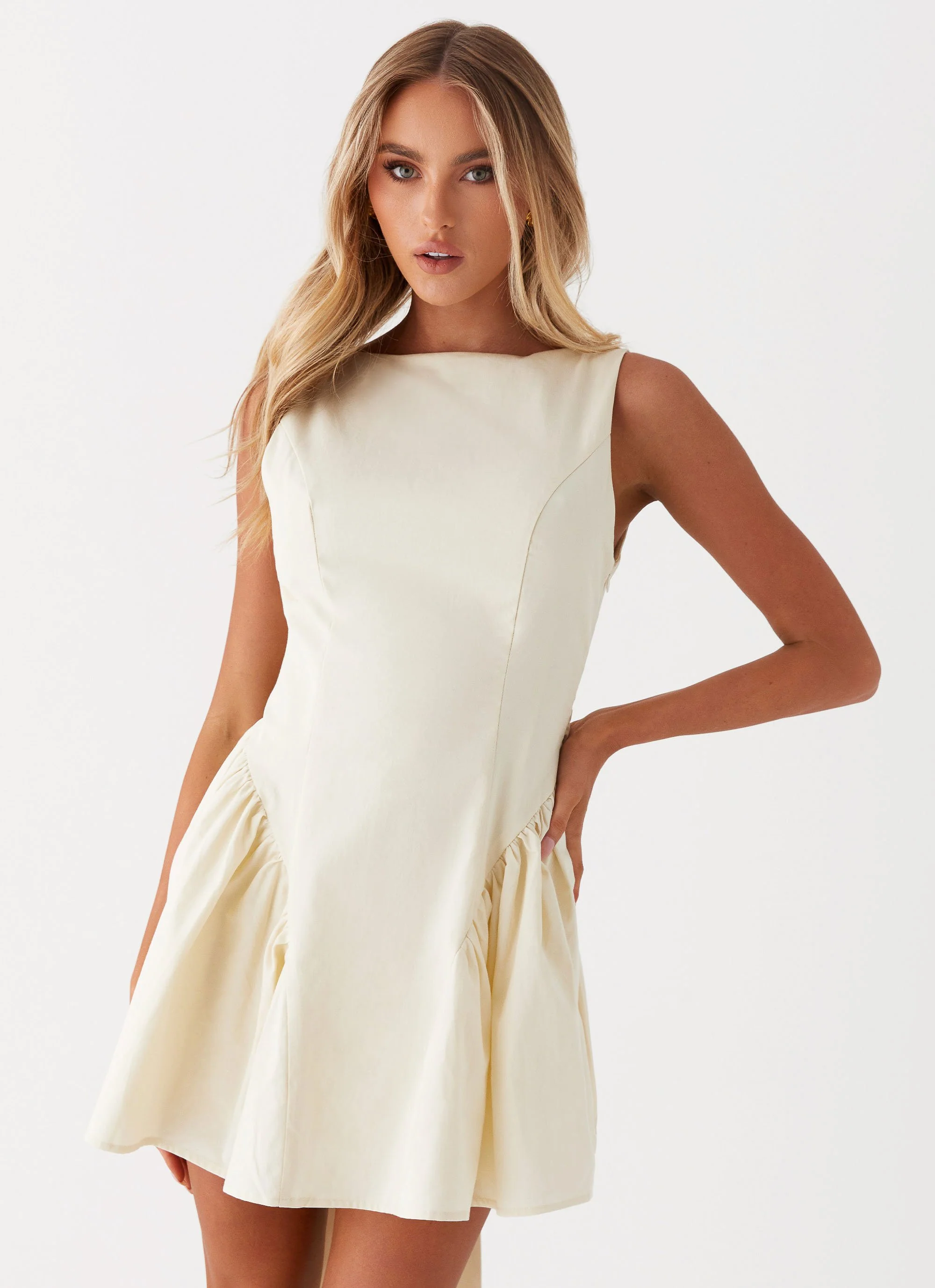 Invited Mini Dress - Ivory - Image 5