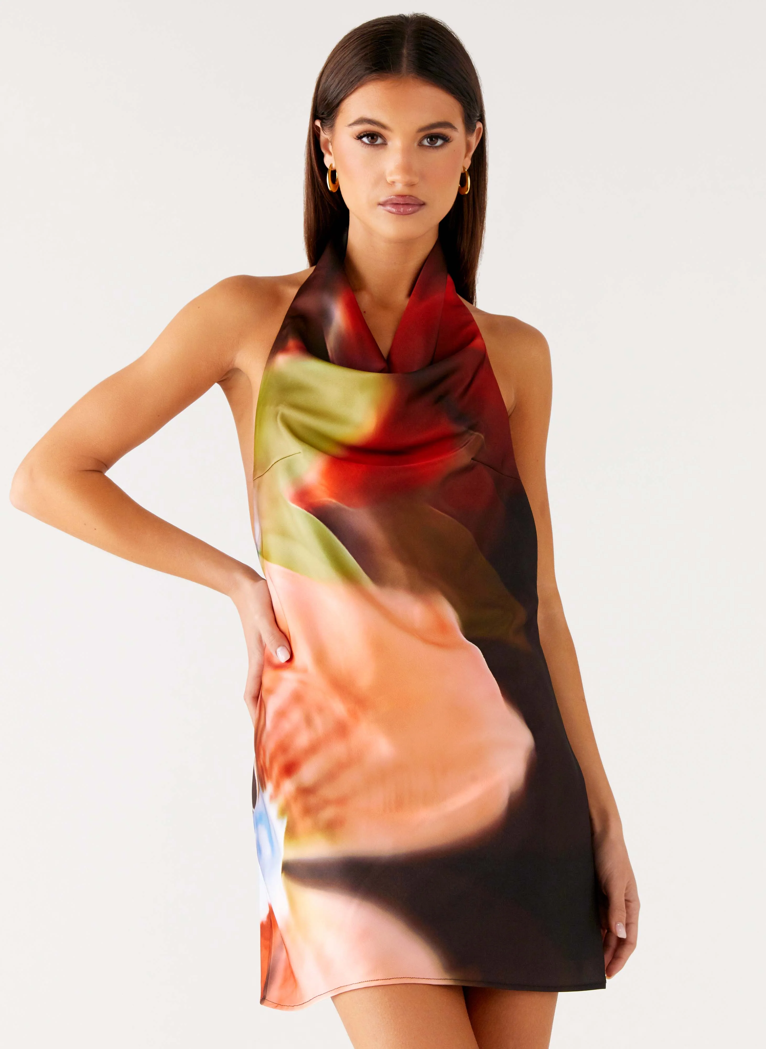 Iridessa Mini Dress - Moody Floral - Image 8