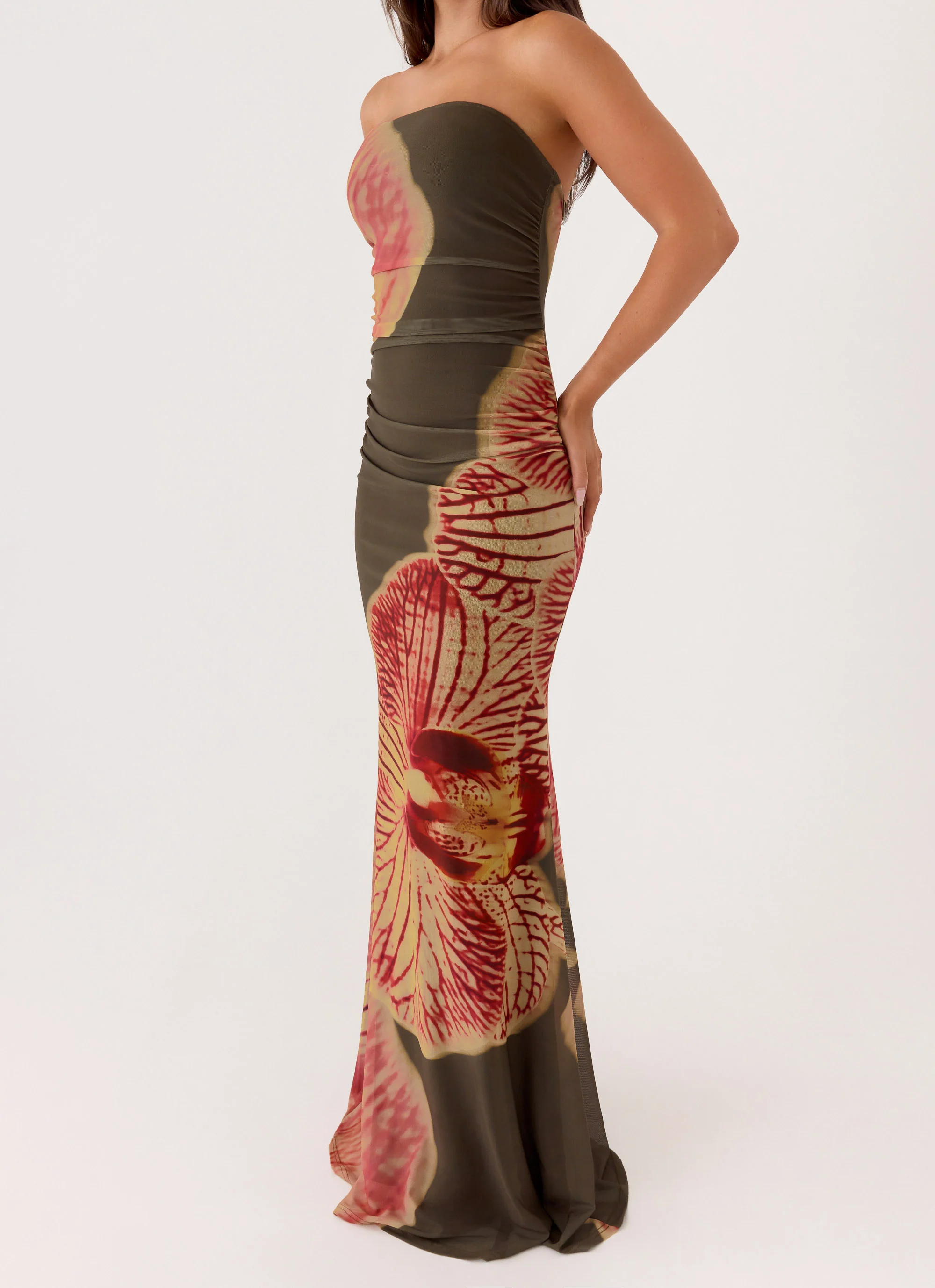 Iroha Strapless Maxi Dress - Jungle Grove - Image 6