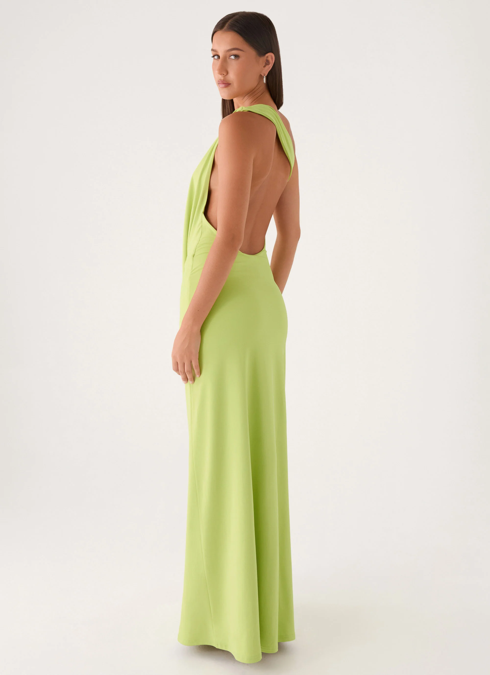 Isamaya Maxi Dress - Lime - Image 4