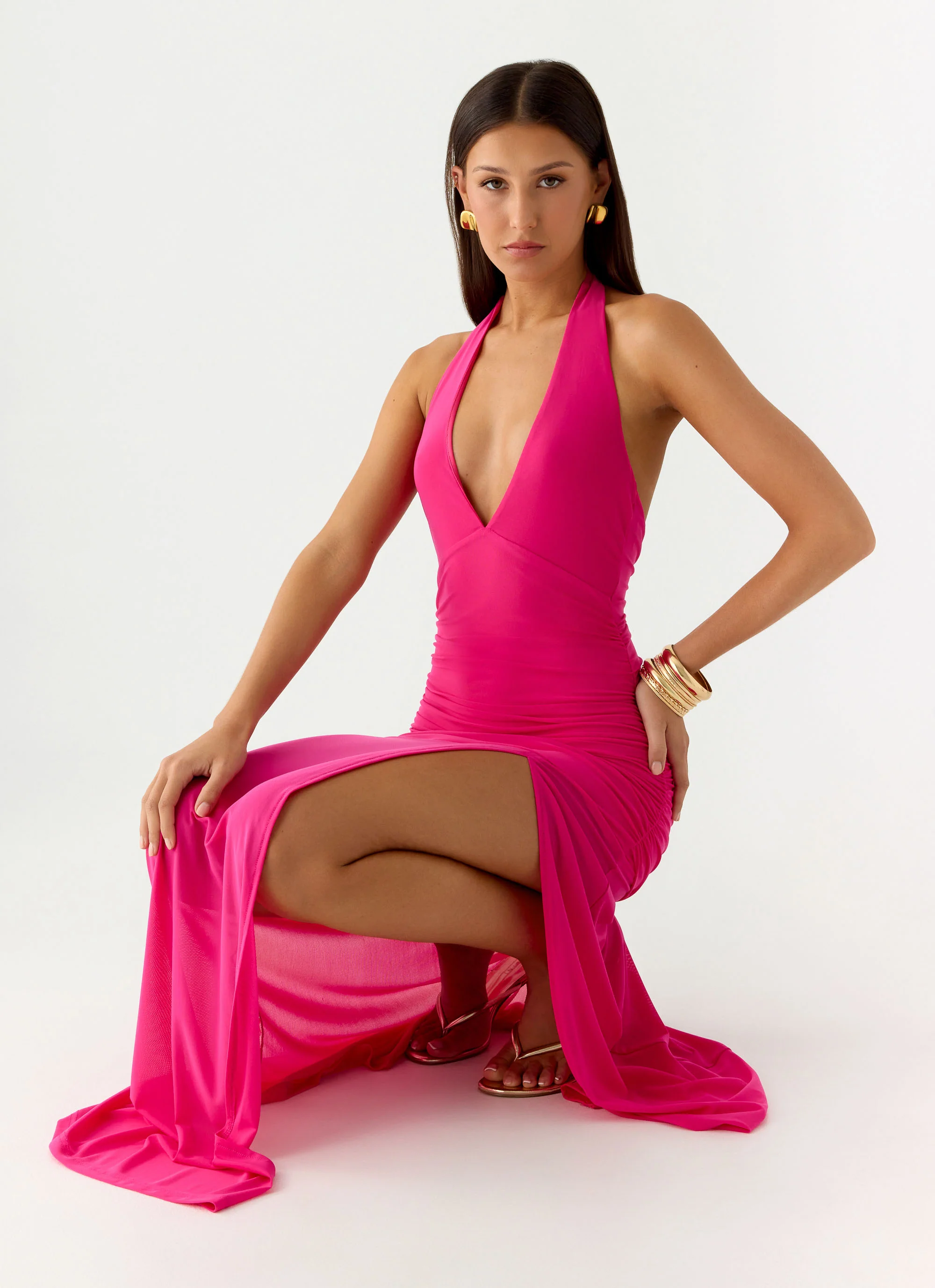 Island Muse Dress - Fuchsia - Image 5