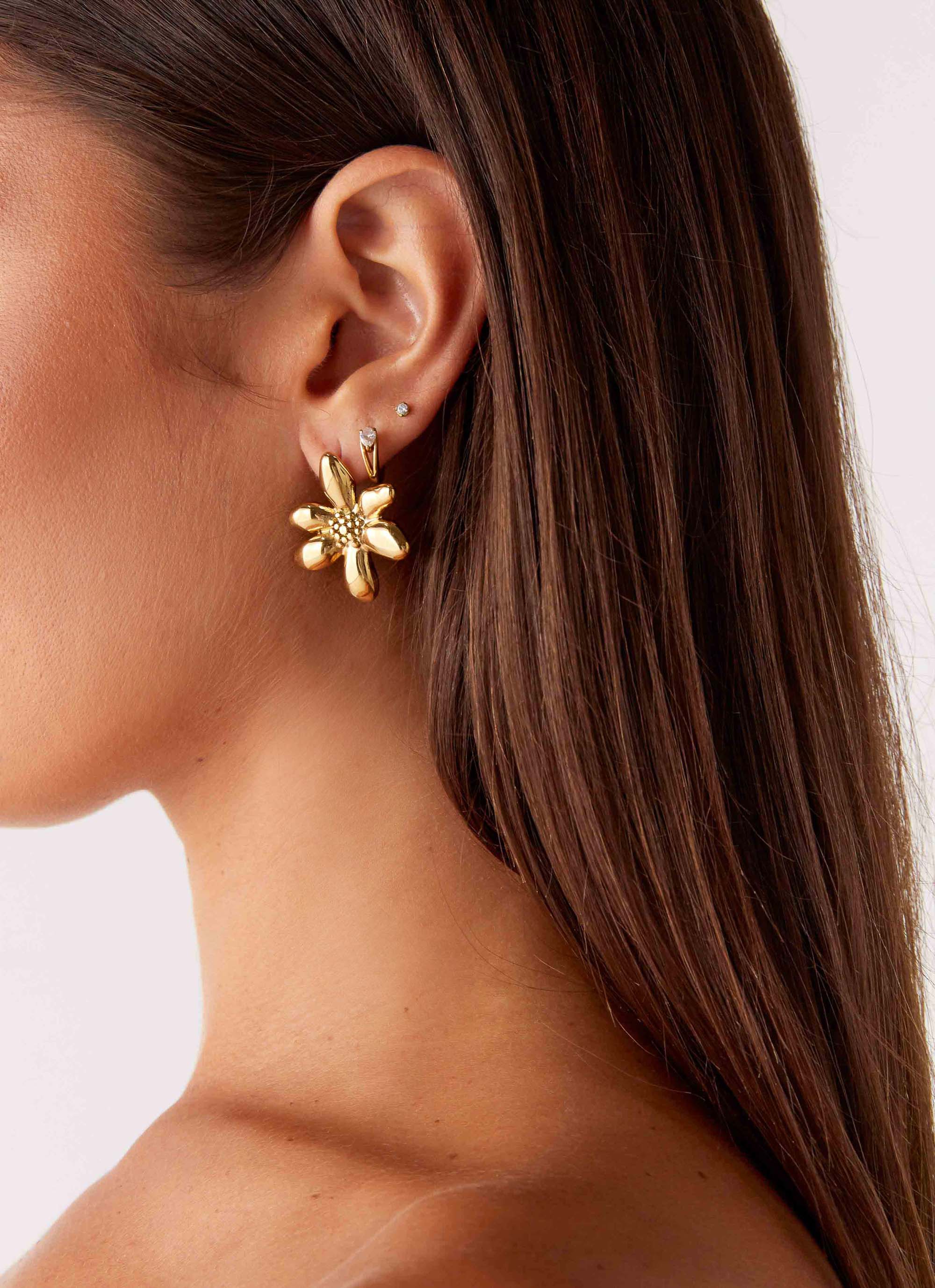 Jadie Earrings - Gold - Image 3