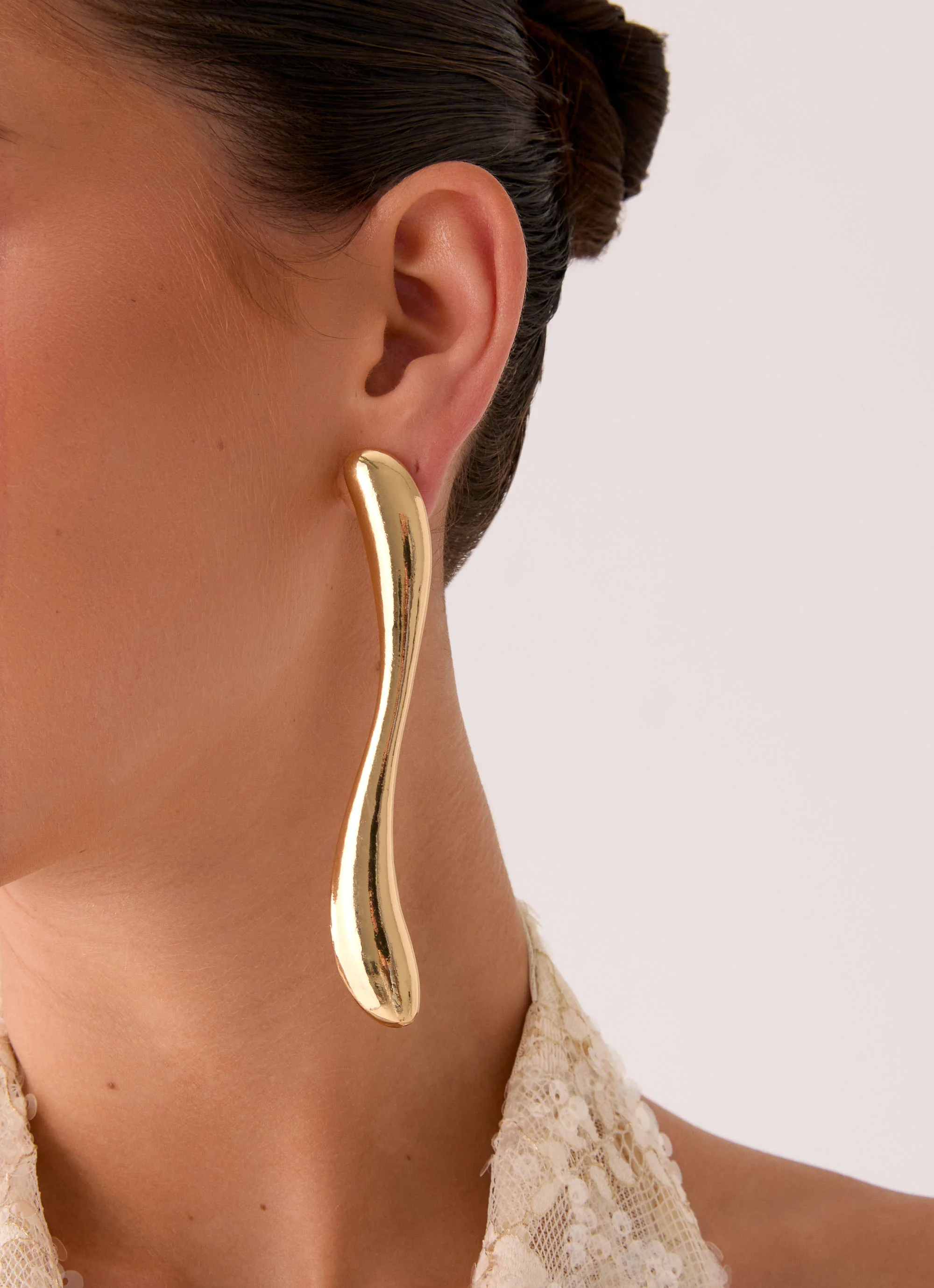 Jania Earrings - Gold - Image 4