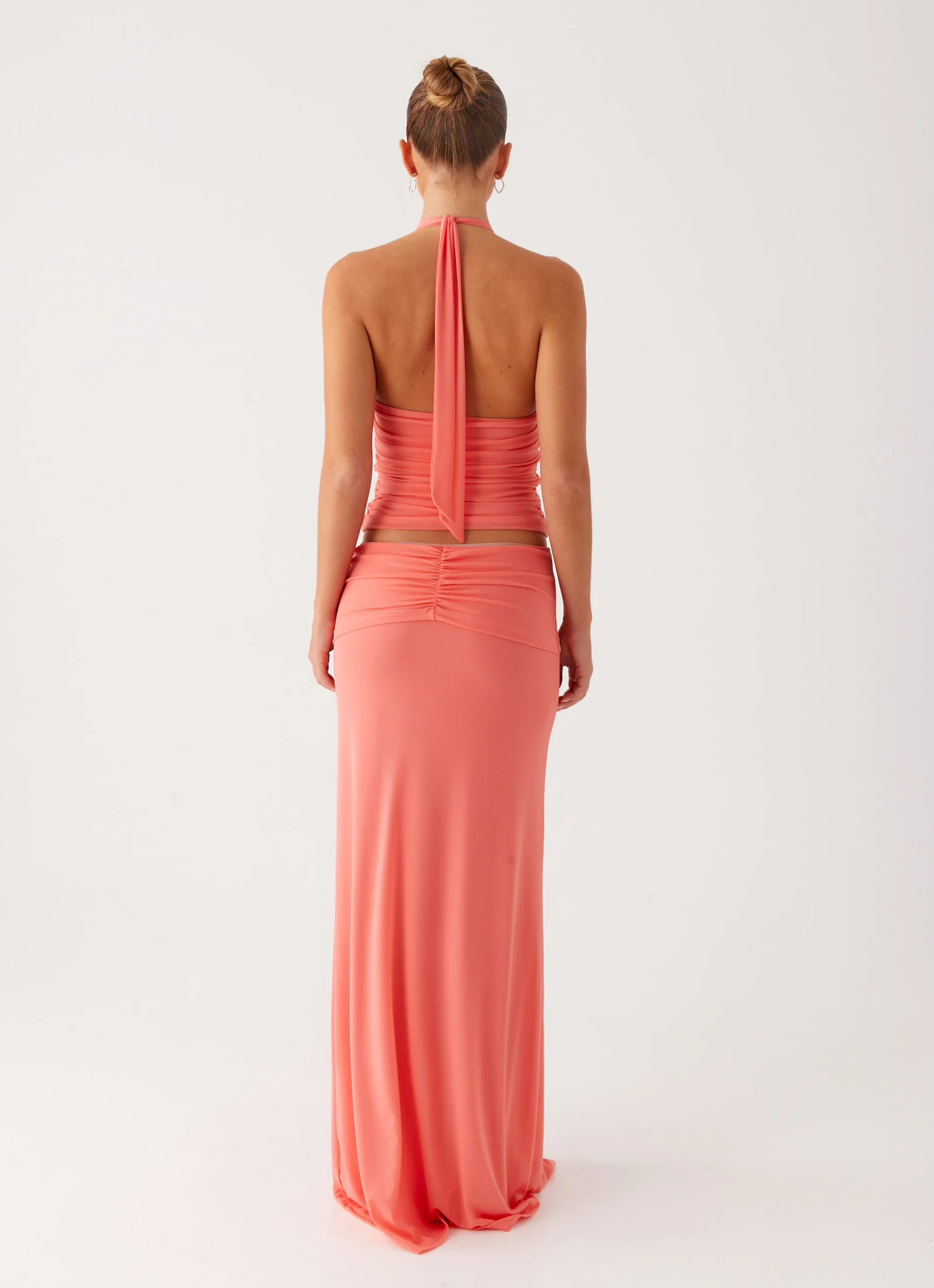 Jayce Maxi Skirt - Salmon - Image 5