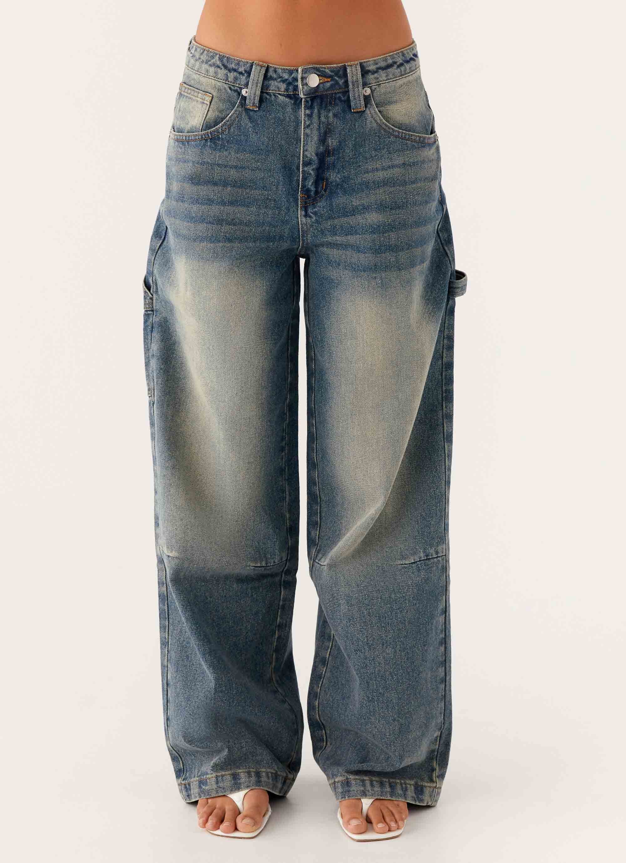 Jaylie Denim Jeans - Dirty Vintage Wash - Image 5