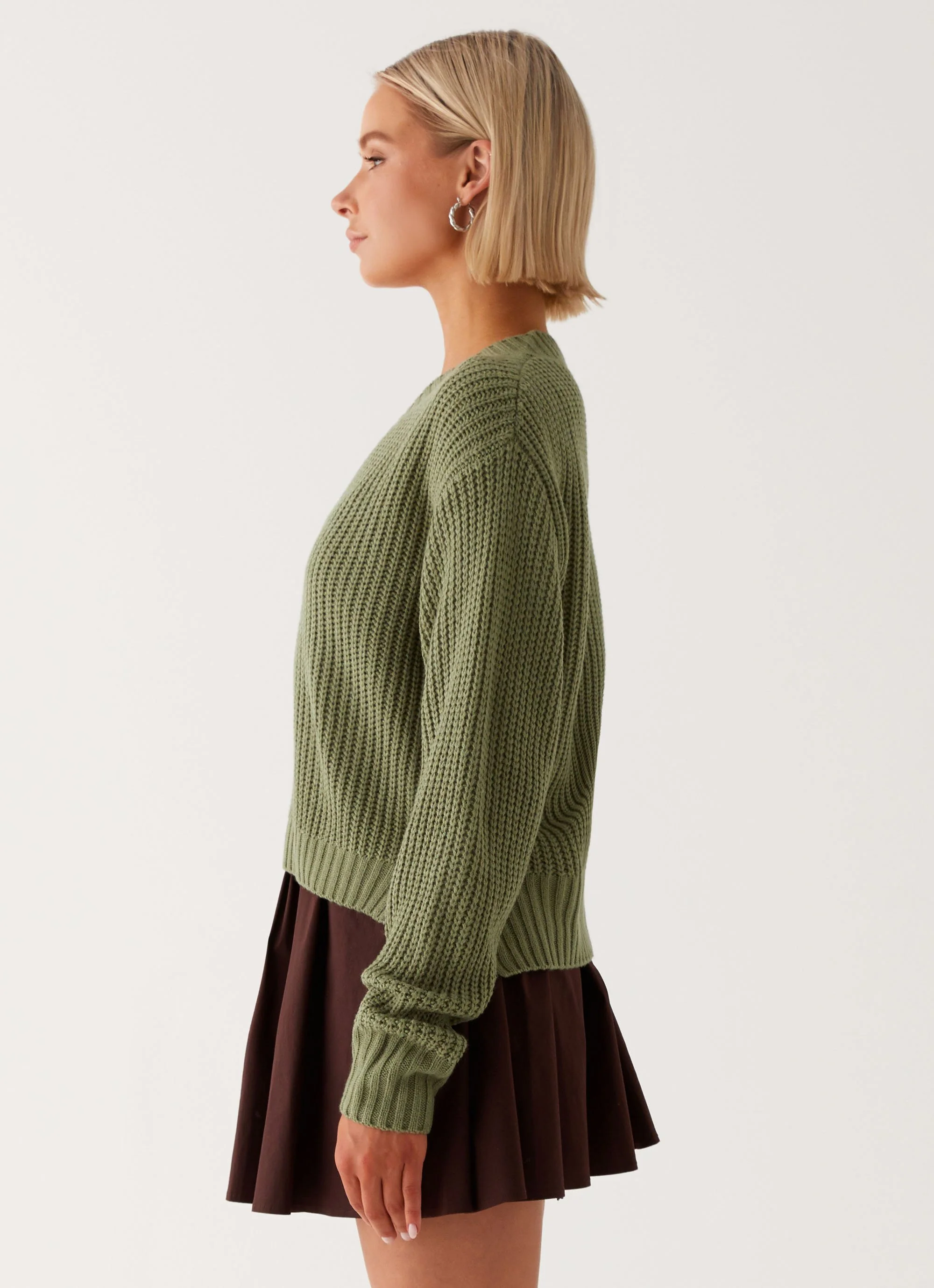 Jenson Sweater - Khaki - Image 3