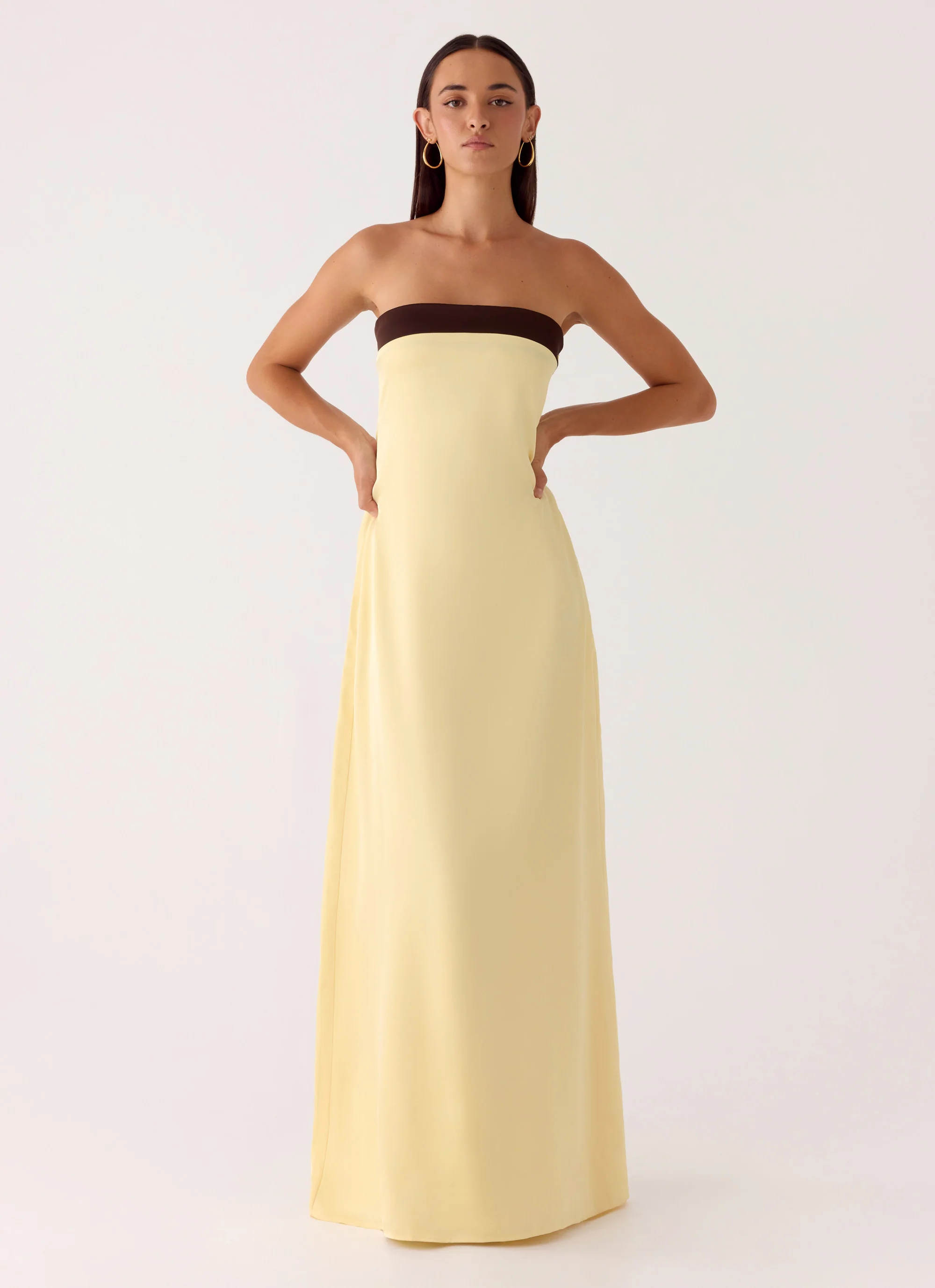 Jiana Maxi Dress - Baby Yellow - Image 6