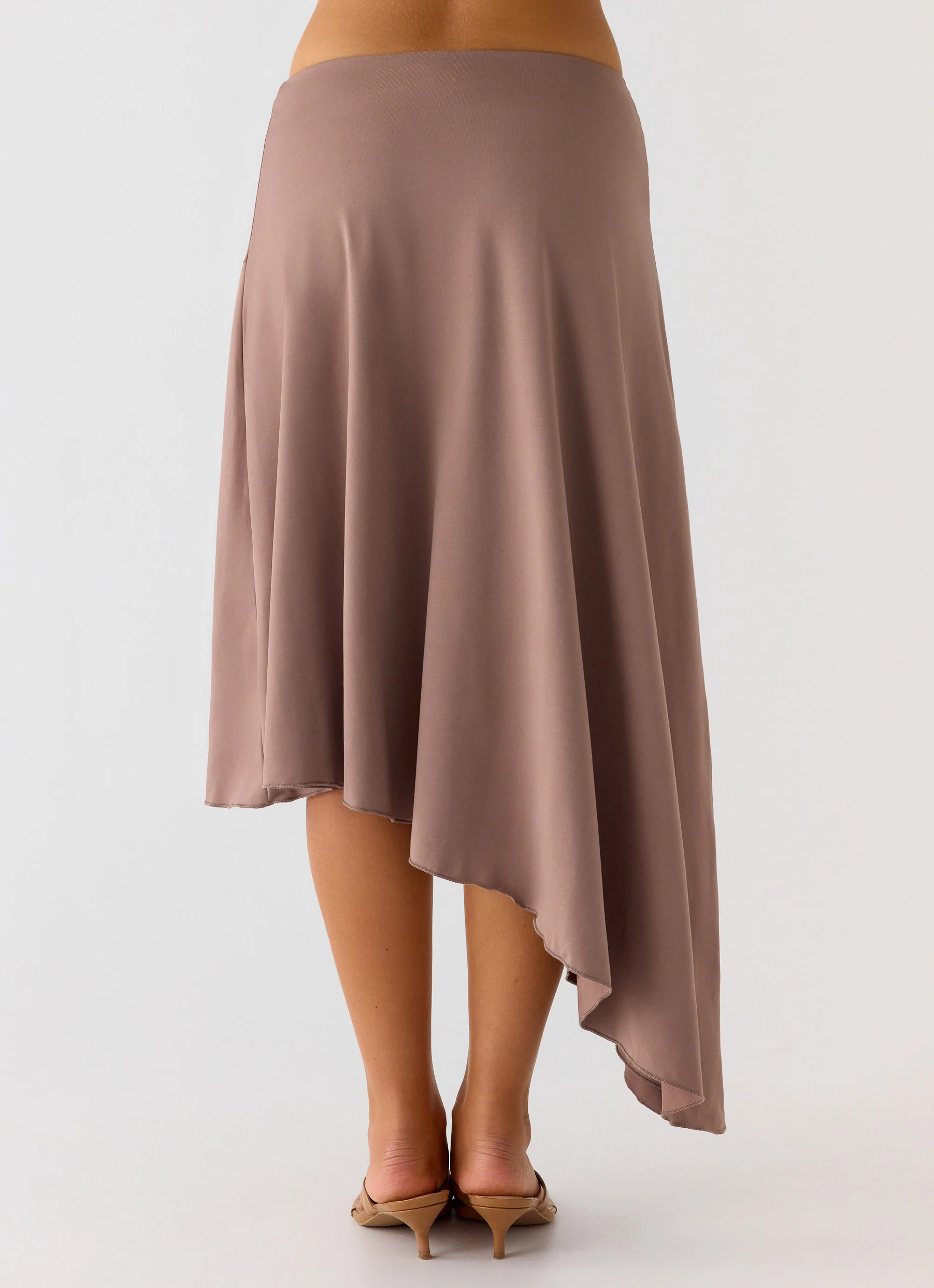 Jisoo Asymmetric Midi Skirt - Desert Taupe - Image 4