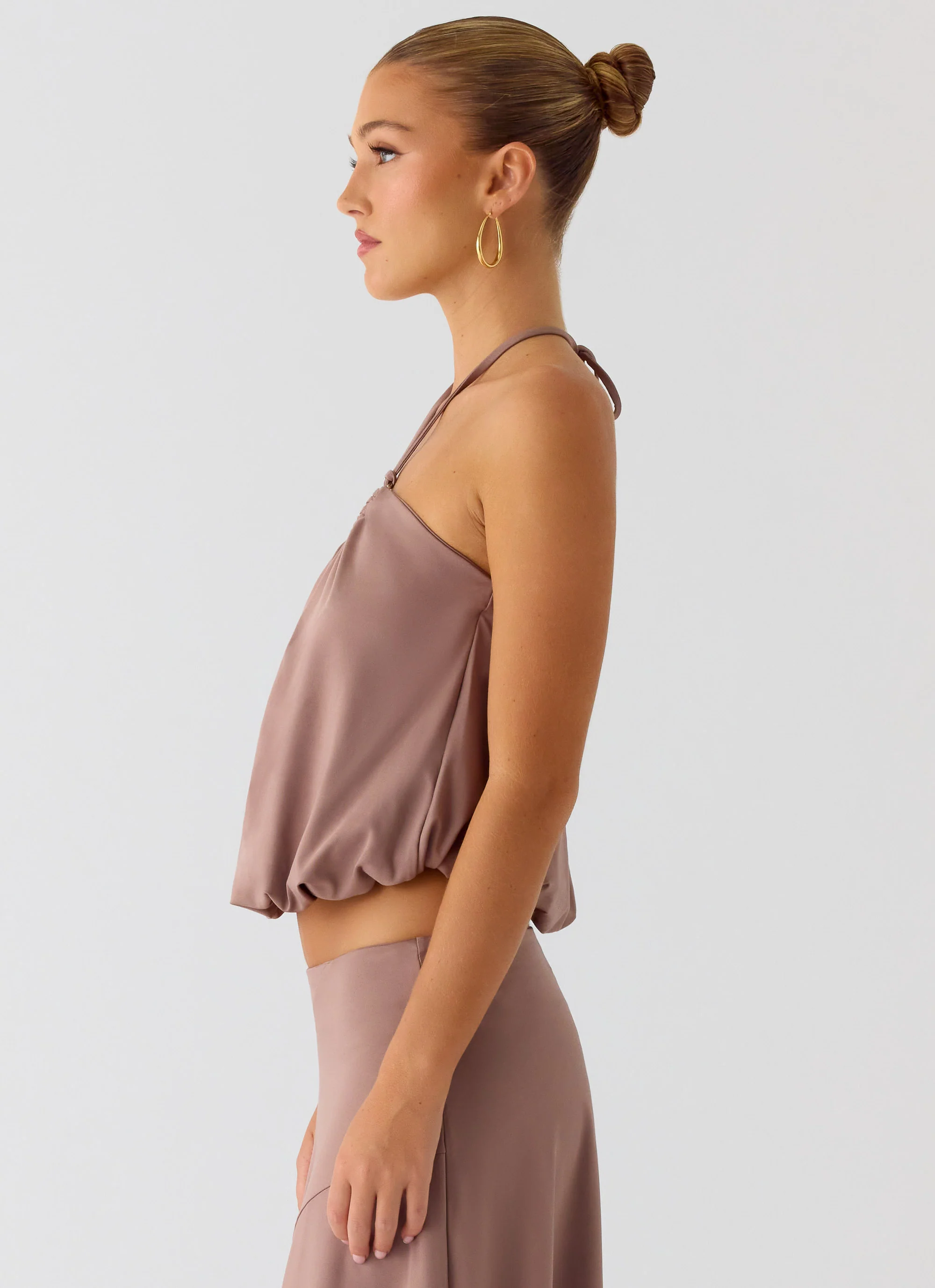 Jisoo Halter Top - Desert Taupe - Image 2