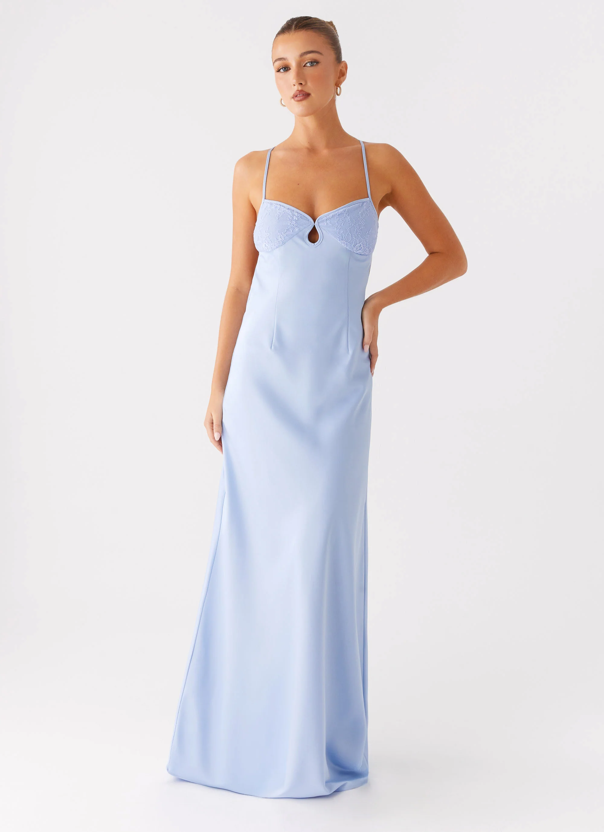 Joanie Maxi Dress - Blue - Image 4