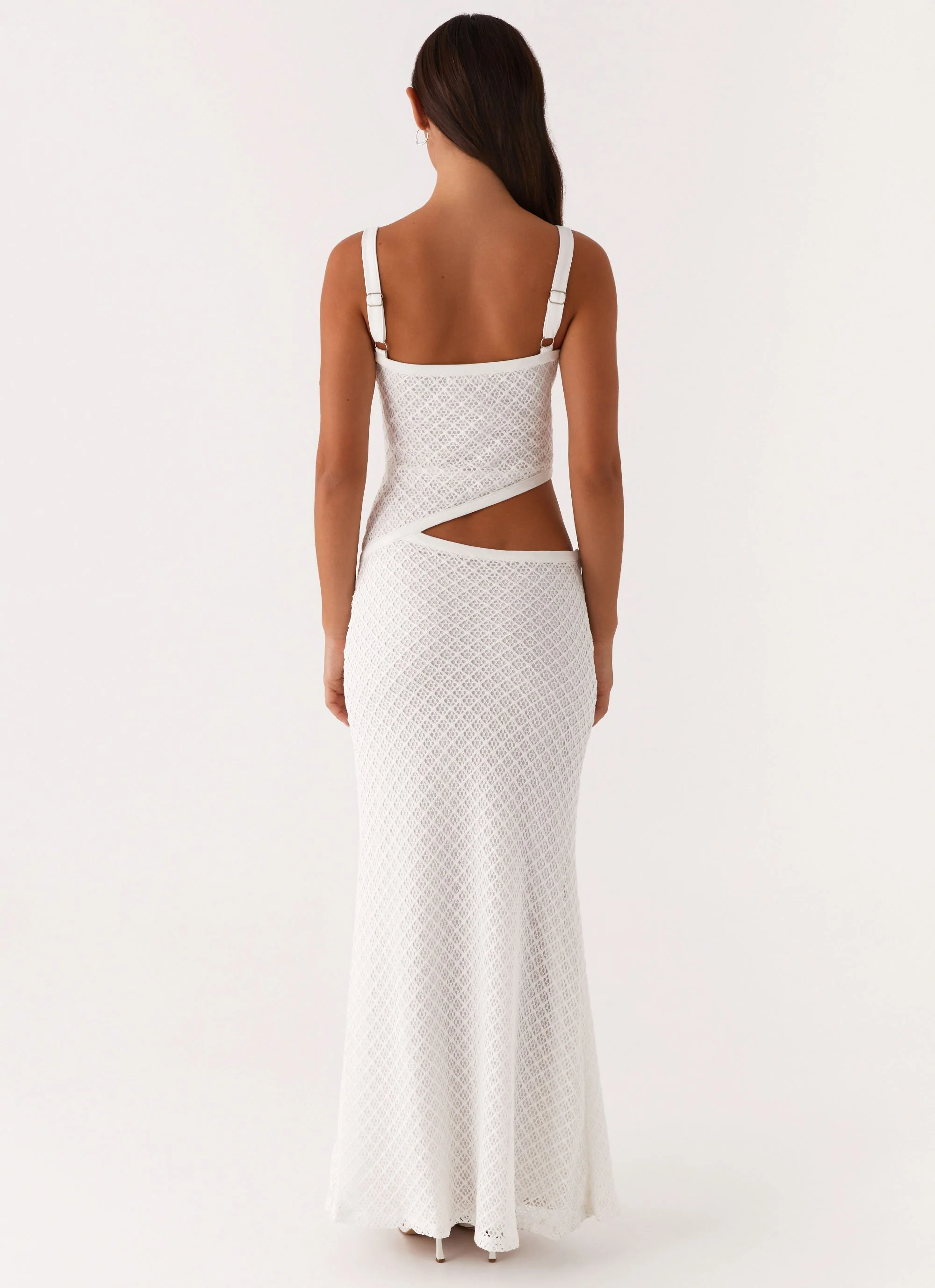 Jocelyn Maxi Dress - White Crochet - Image 4