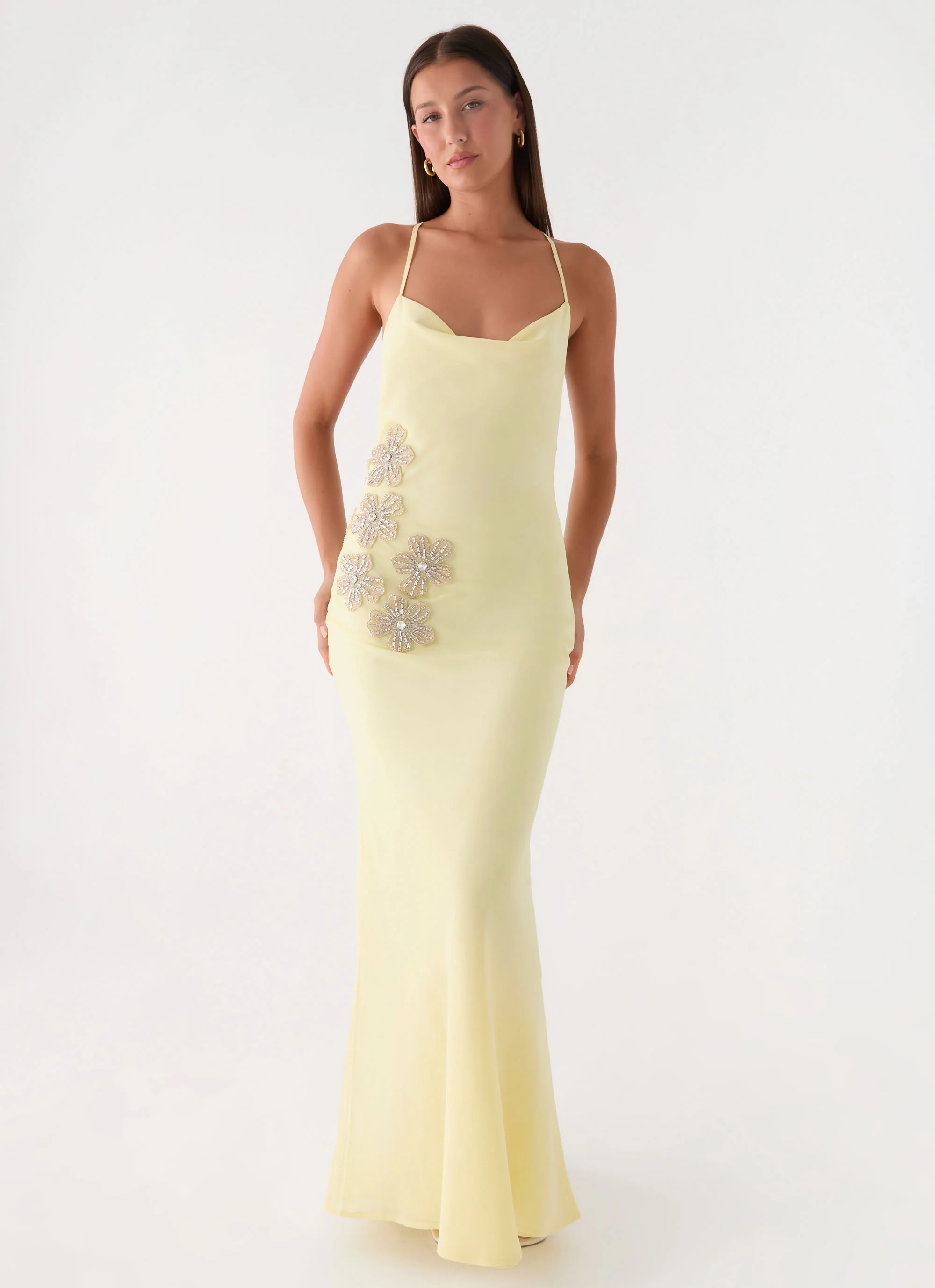 Joella Maxi Dress - Yellow - Image 5