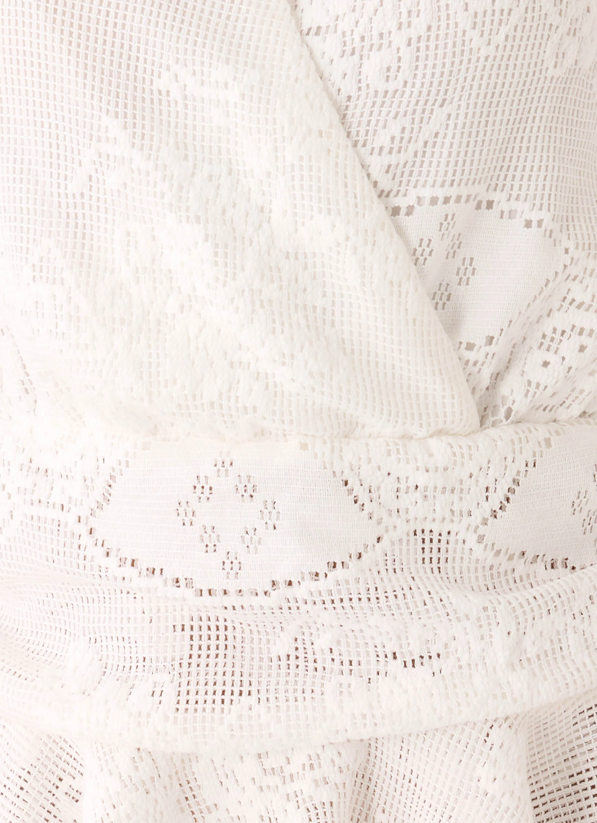 Jovanna Lace Mini Dress - White - Image 8