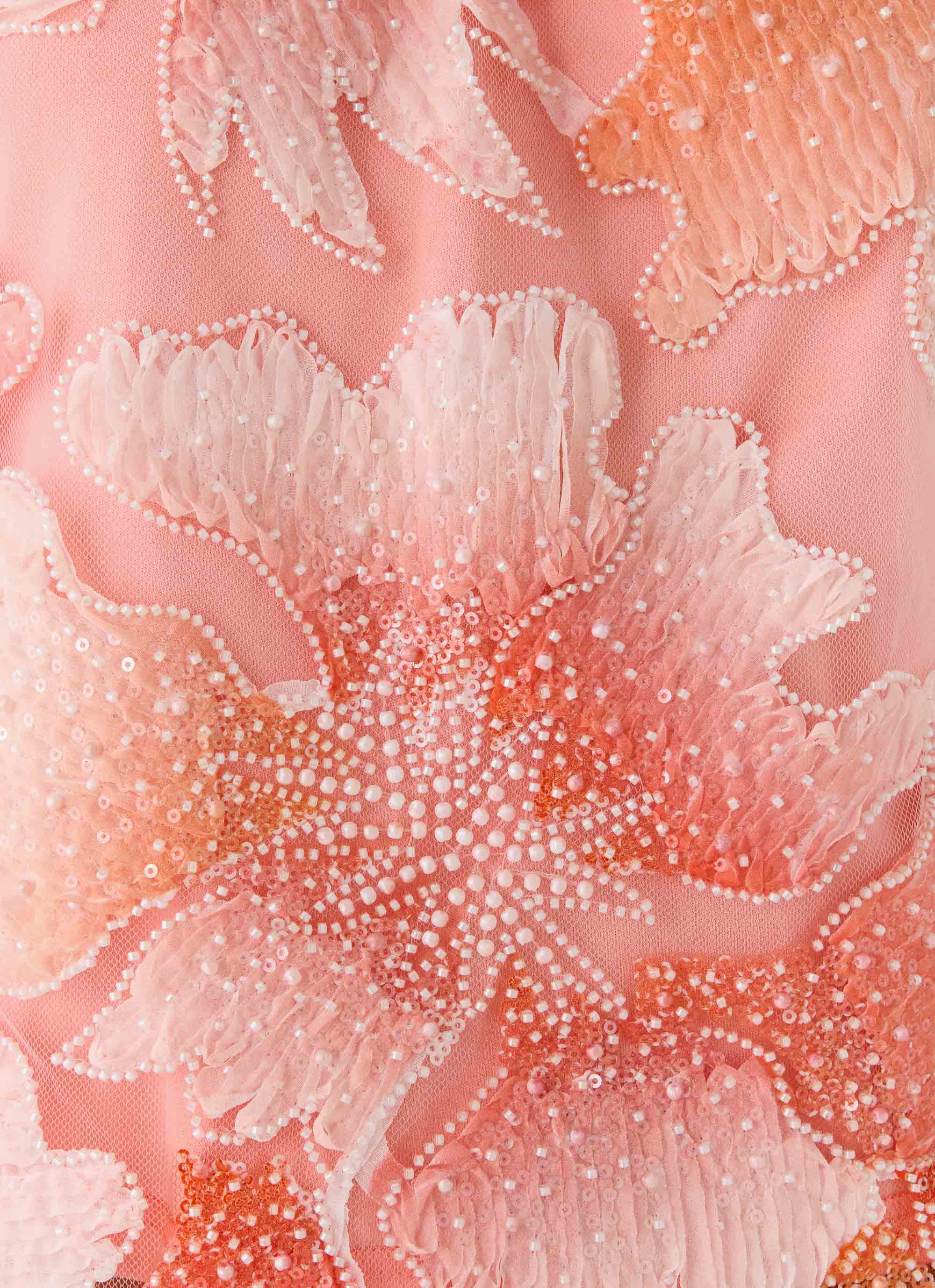 Julienne Beaded Top - Coral - Image 6