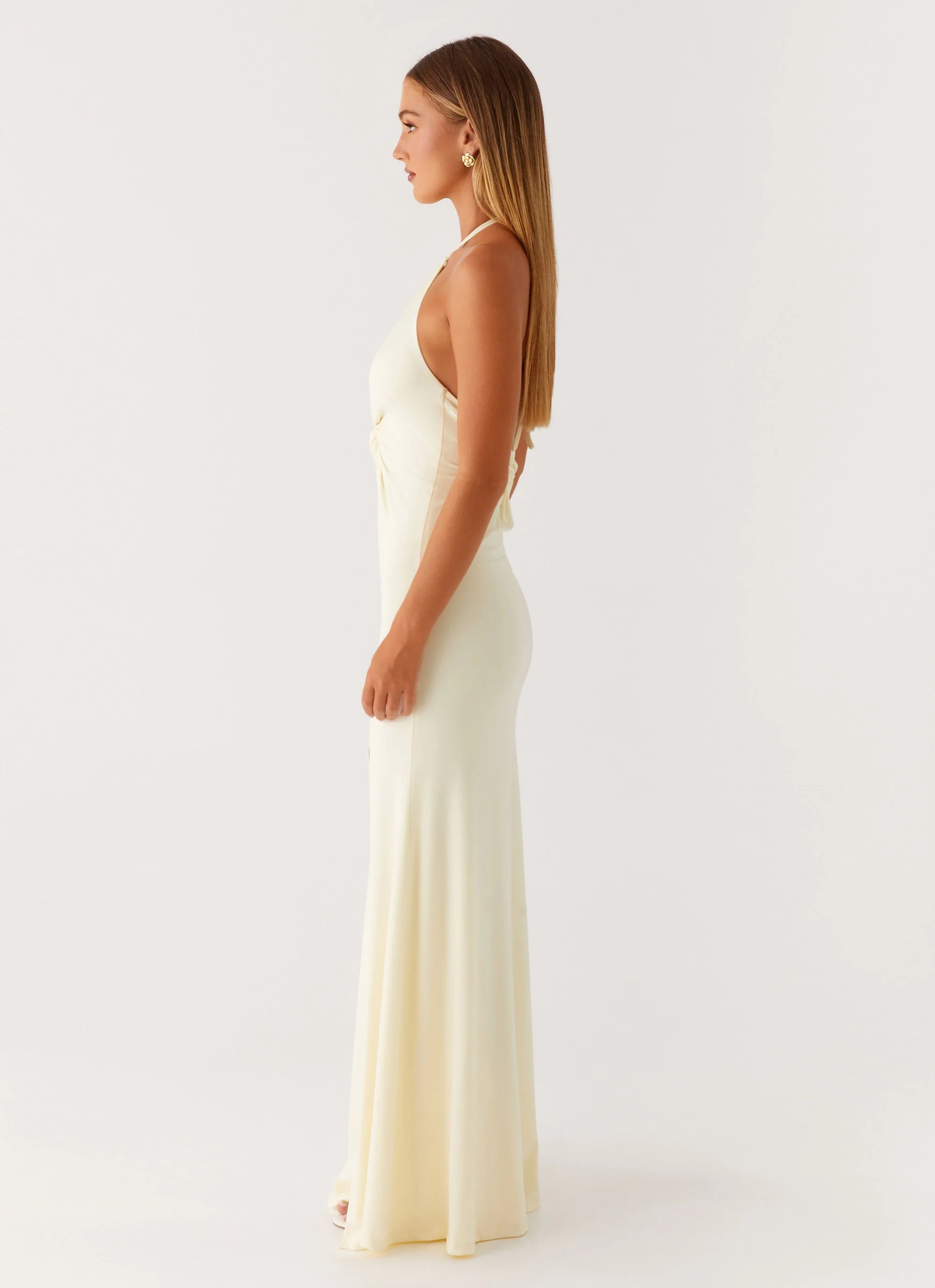 Just In Time Maxi Dress - Yellow - Image 3