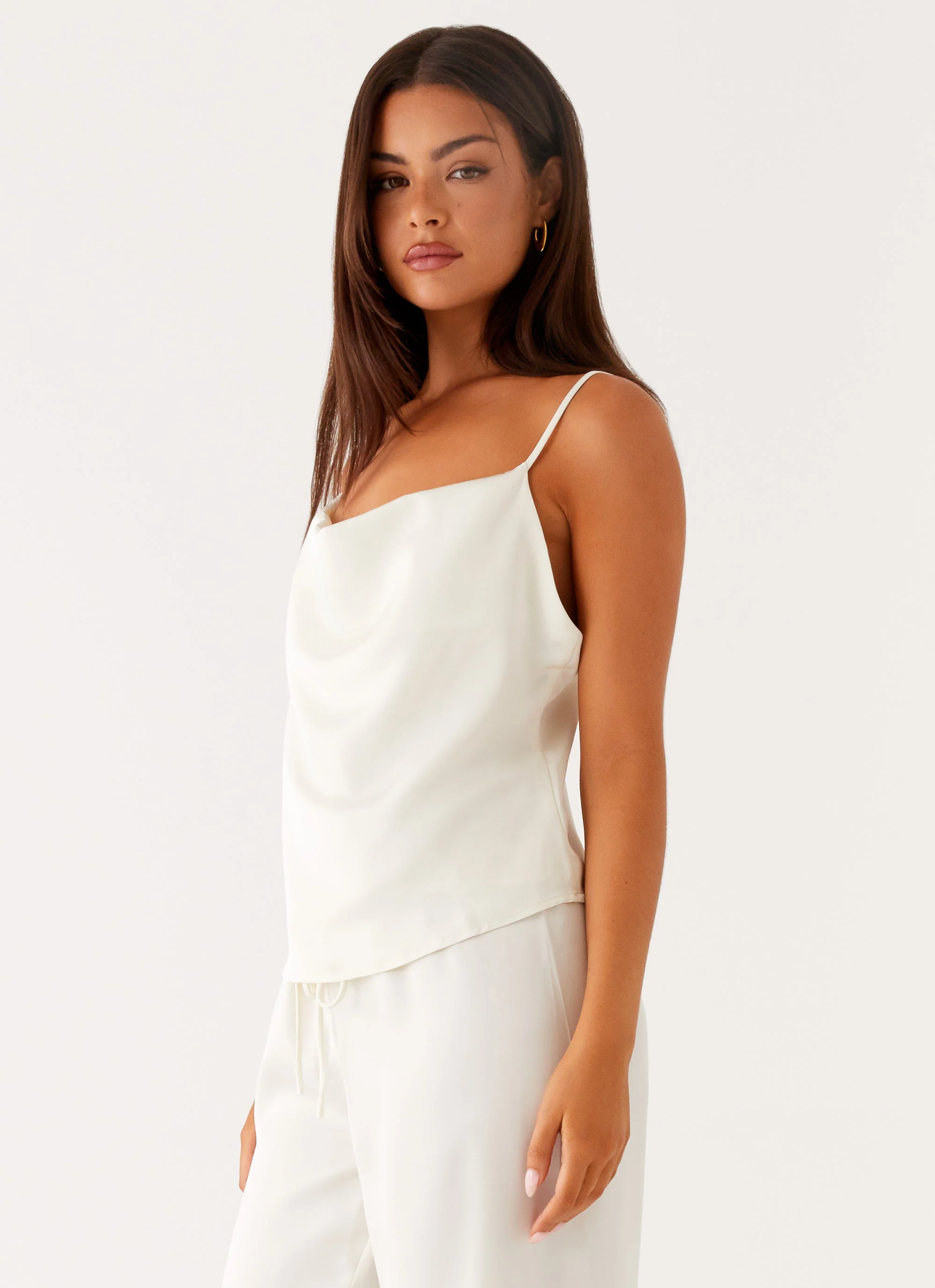 Kaia Cowl Neck Top - Butter - Image 4