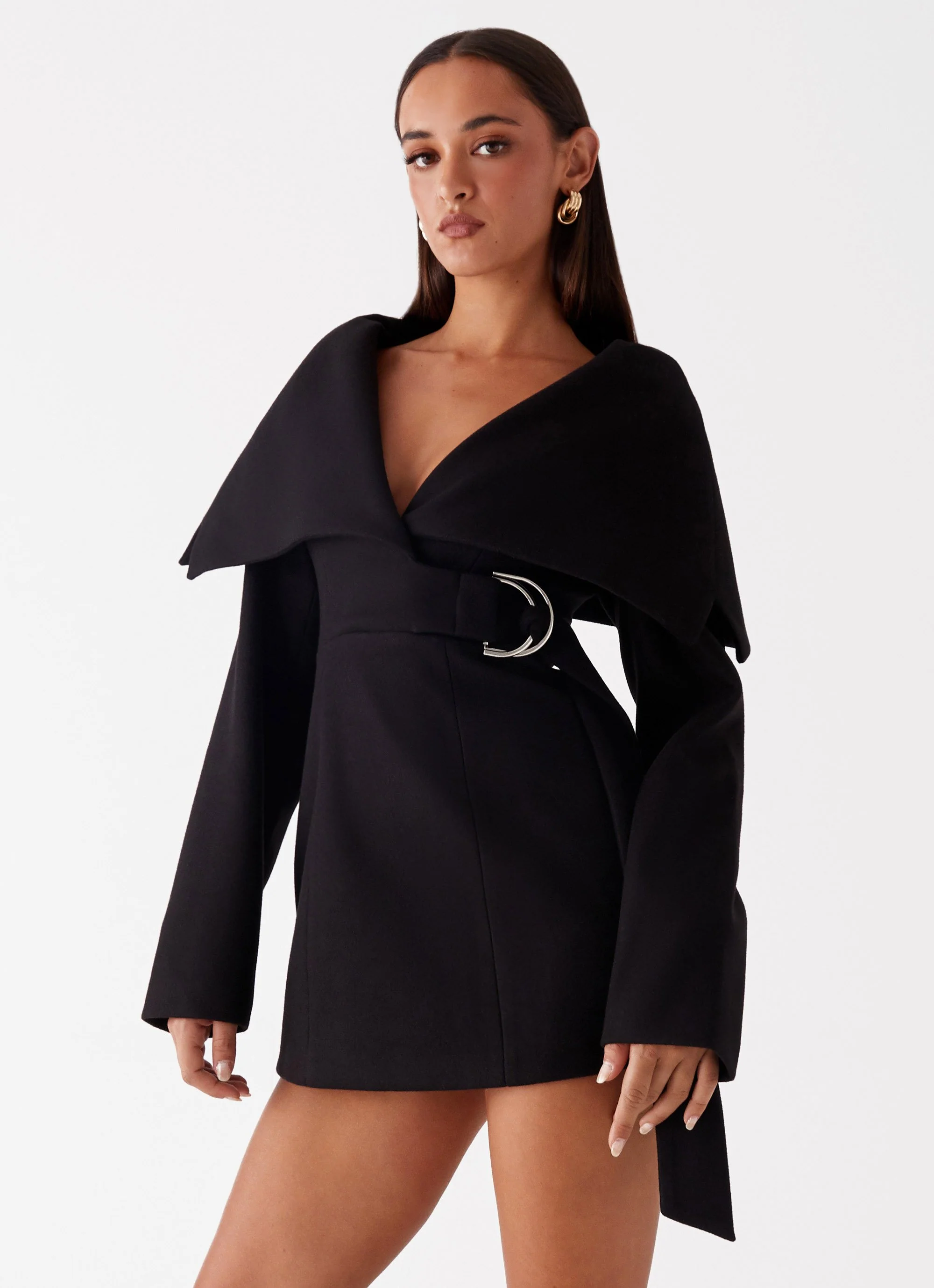 Kaide Mini Dress - Black - Image 6
